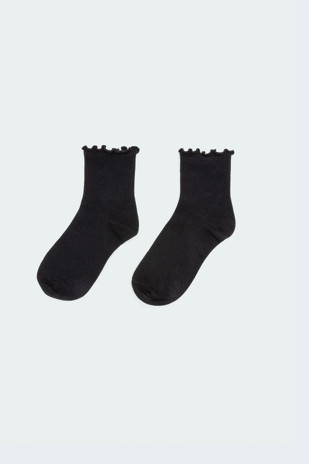 Frilled Hem Socks - Image 2