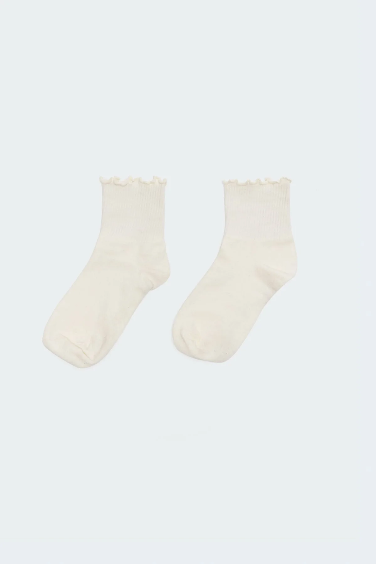 Frilled Hem Socks - Image 2