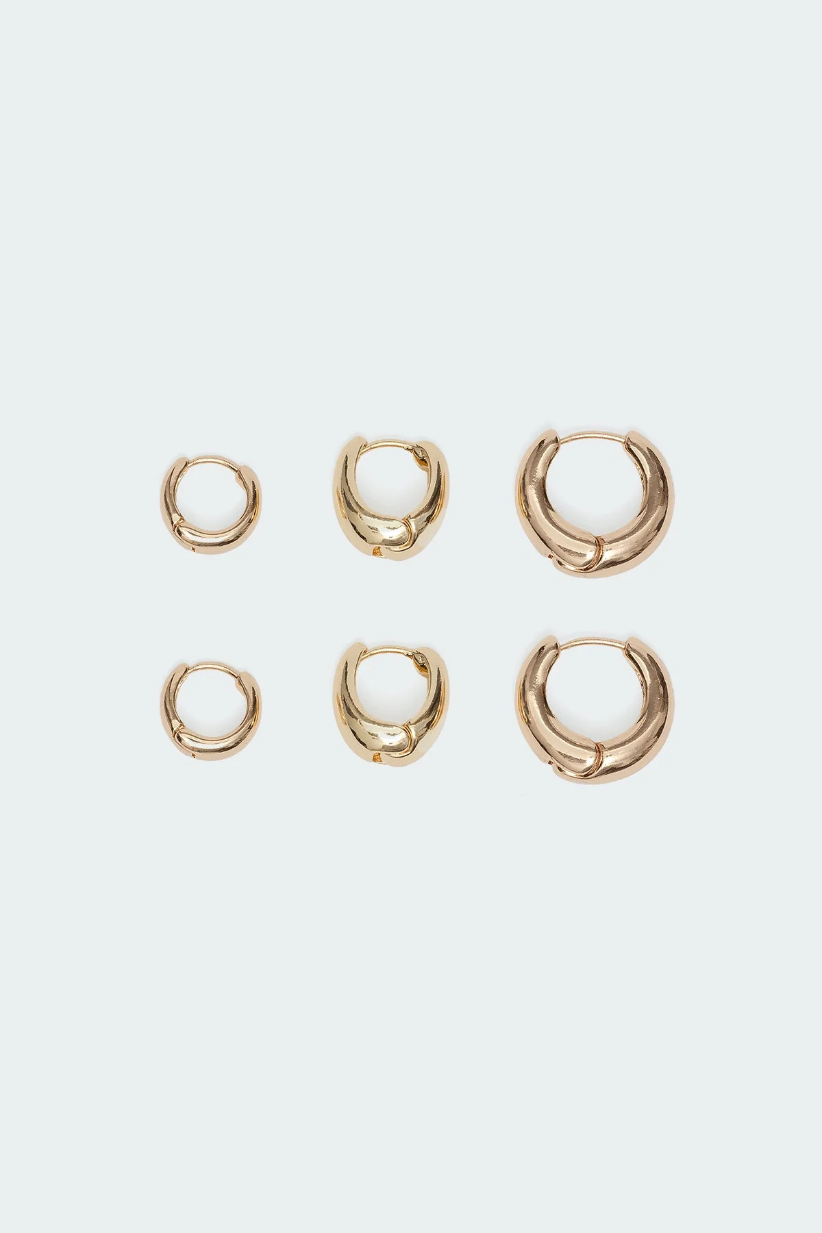 Chunky Hoop Earring Set - Image 3