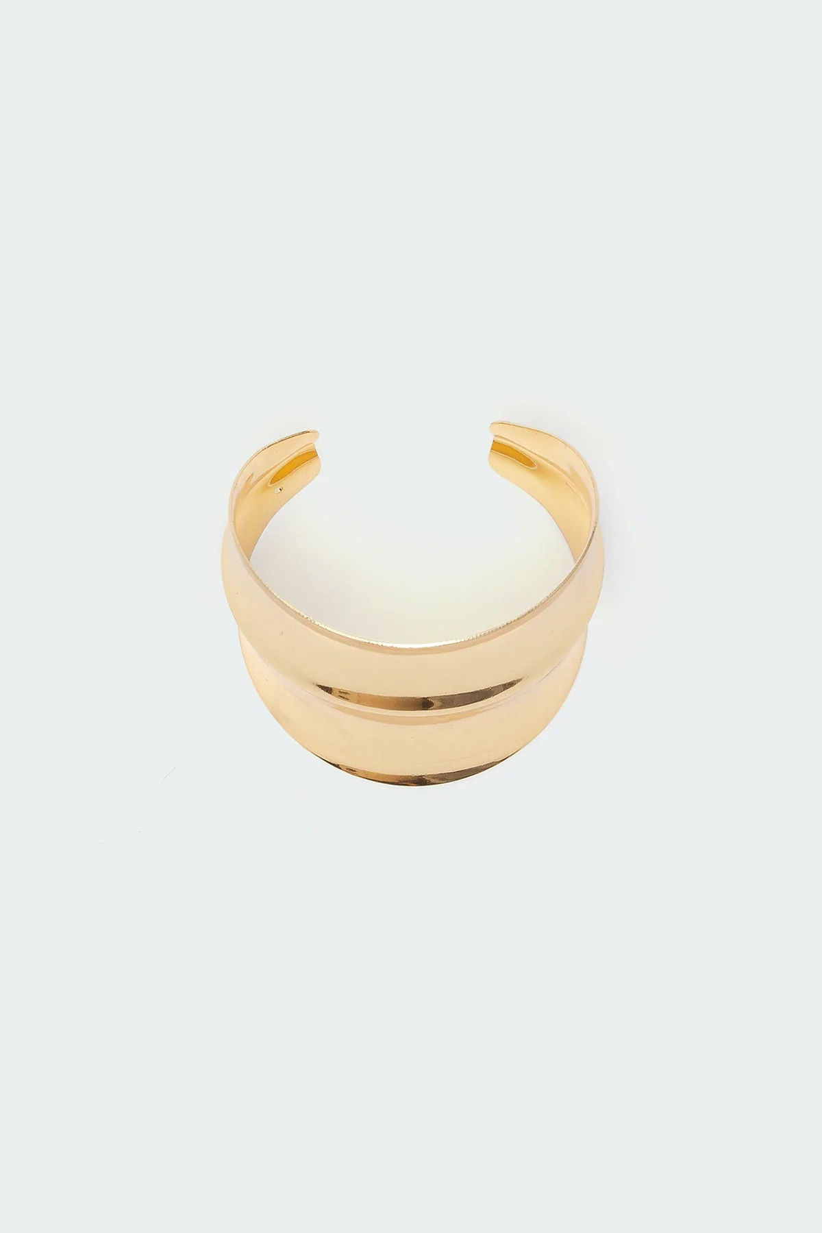 Statement Metal Cuff Bracelet - Image 3