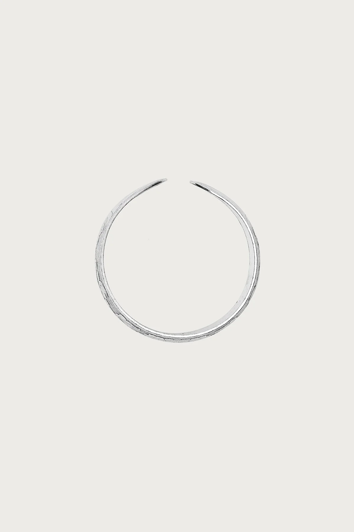 Engraved Floral Bangle Bracelet - Image 3