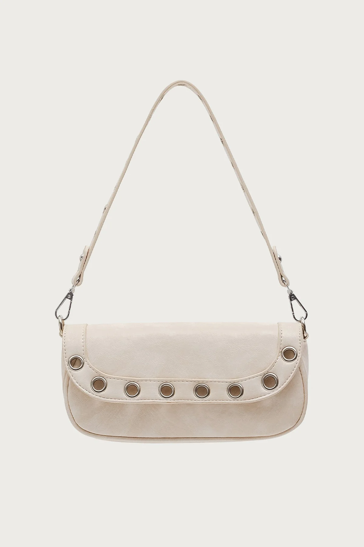Grommet Faux Leather Bag - Image 2