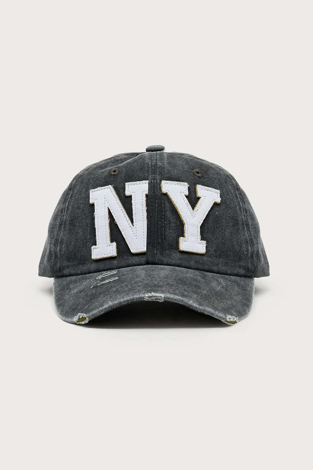 Ny Distressed Baseball Cap - Image 2