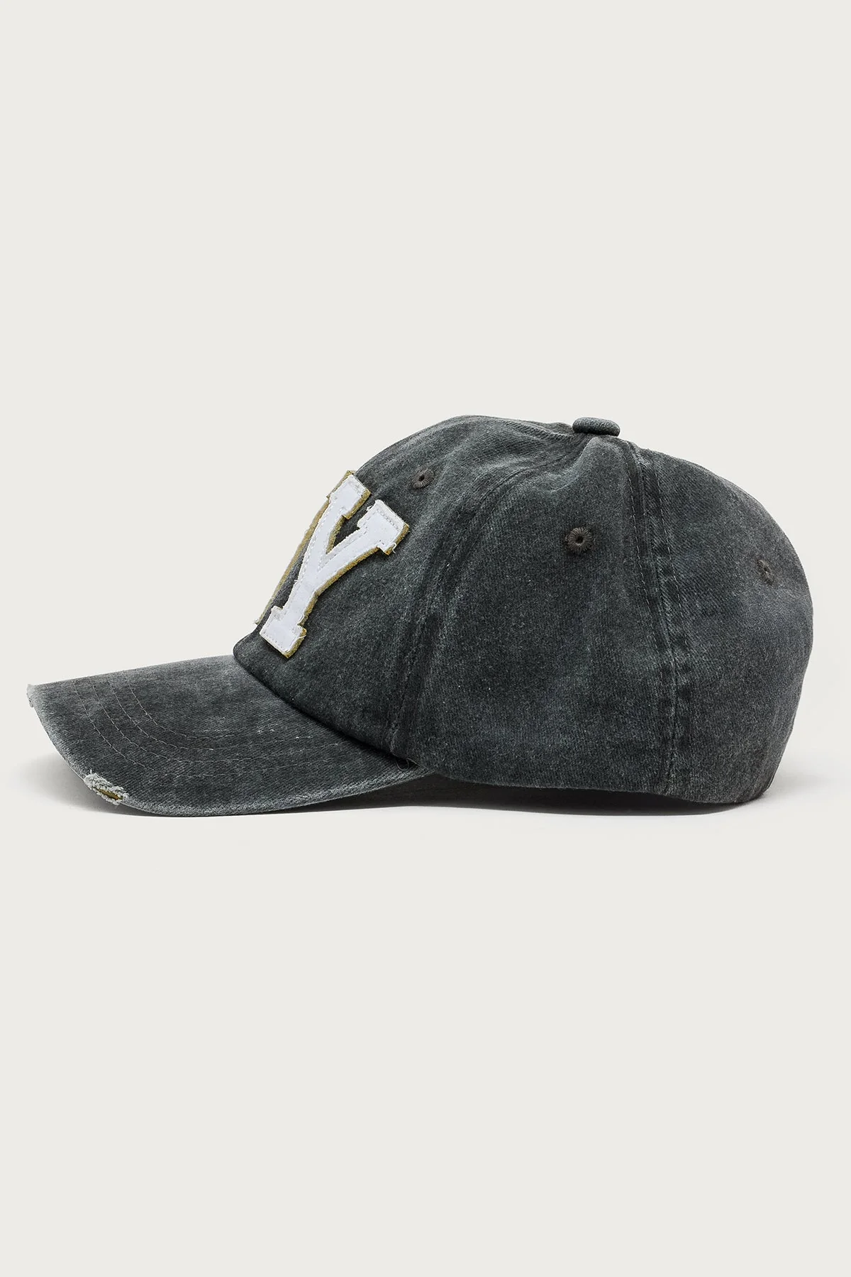 Ny Distressed Baseball Cap - Image 3