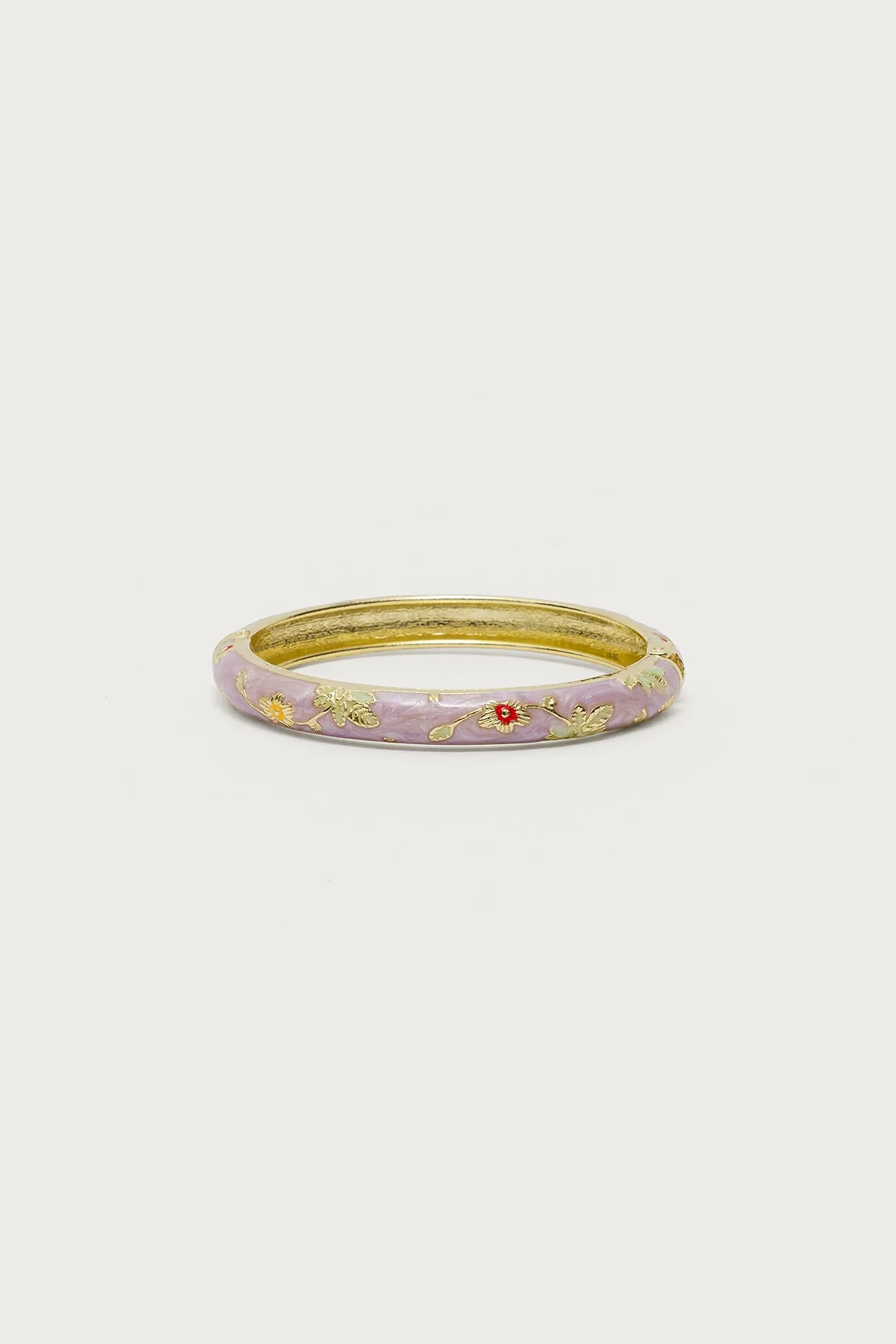 Vintage Floral Bangle Bracelet - Image 2