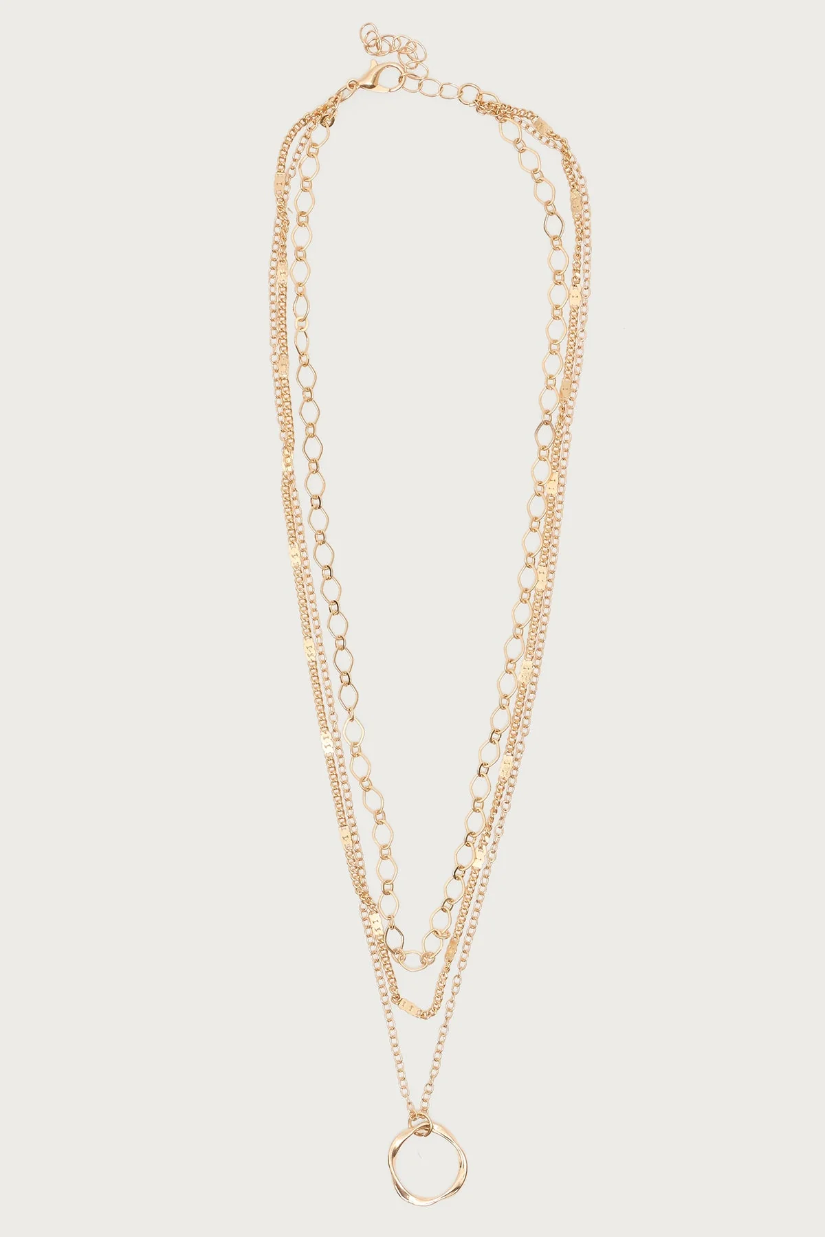 Mixed Chain Layered Necklace - Image 2
