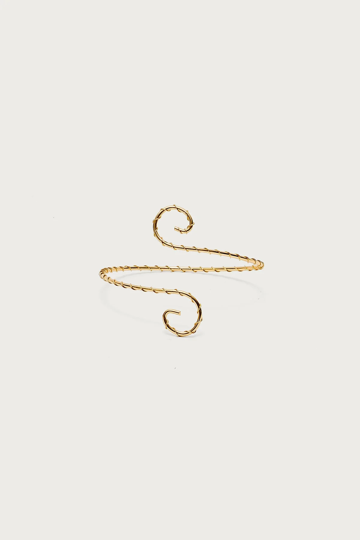 Spiral Twisted Arm Cuff - Image 2