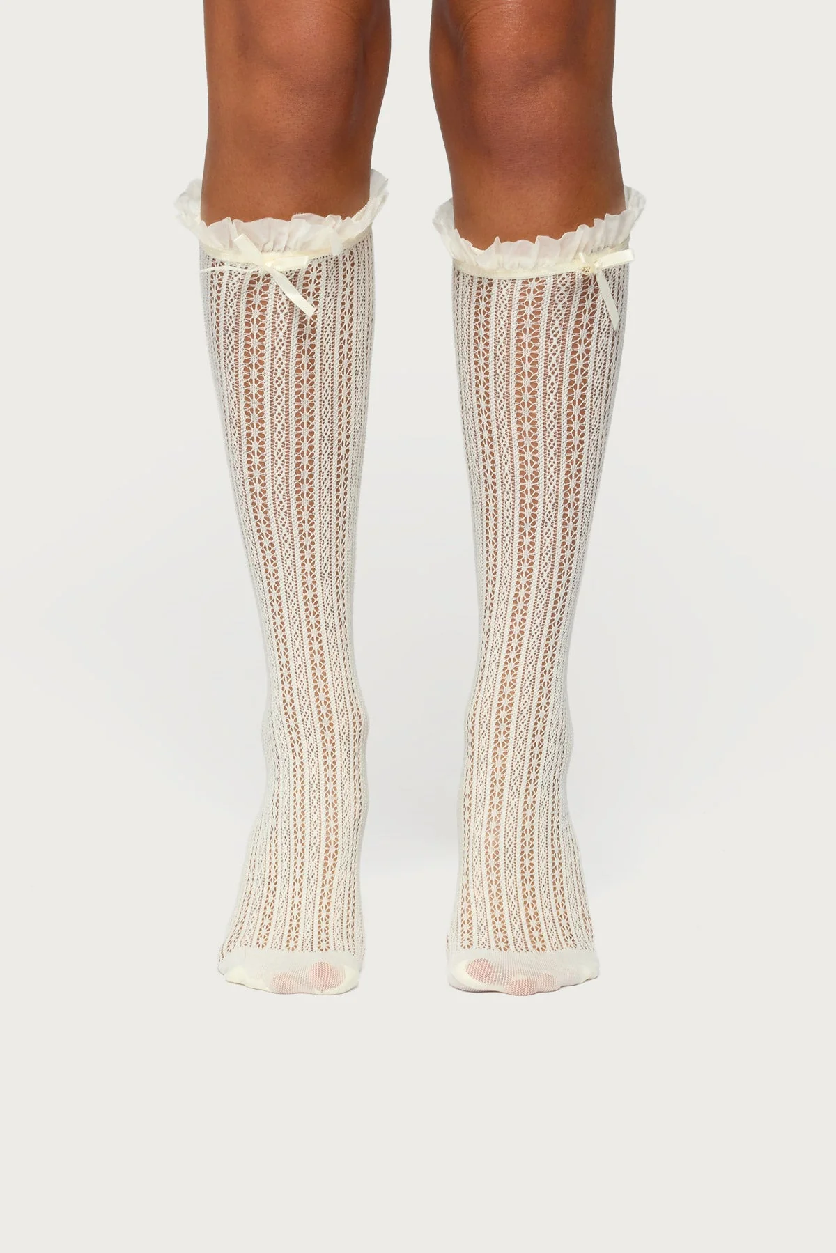 Sheer Lace Socks - Image 4