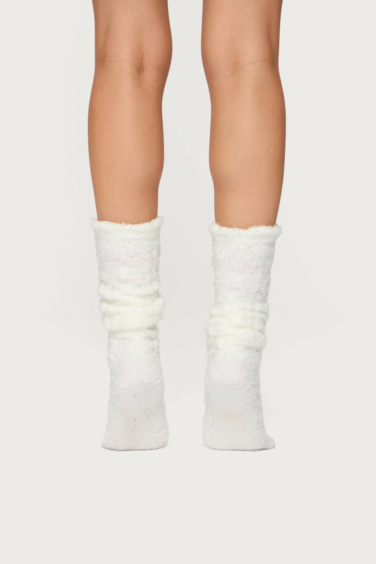 Stripey Fuzzy Scrunch Socks - Image 3
