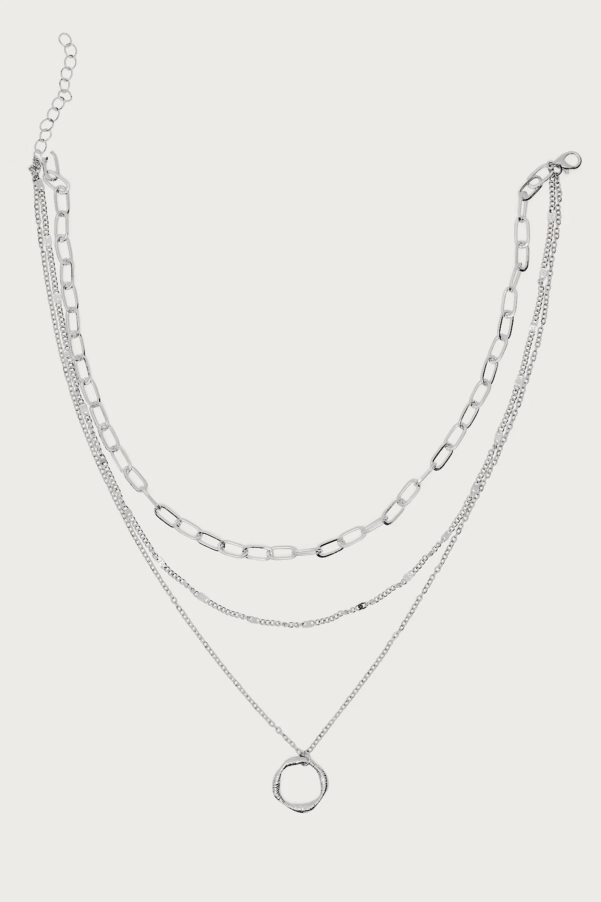 Layered Mixed Chain Necklace - Image 2