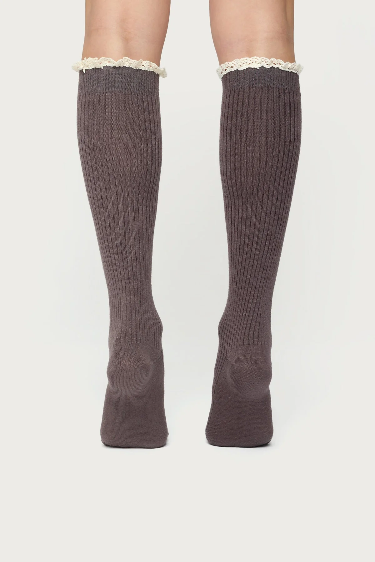 Lacey Ruffle Knee High Socks - Image 4