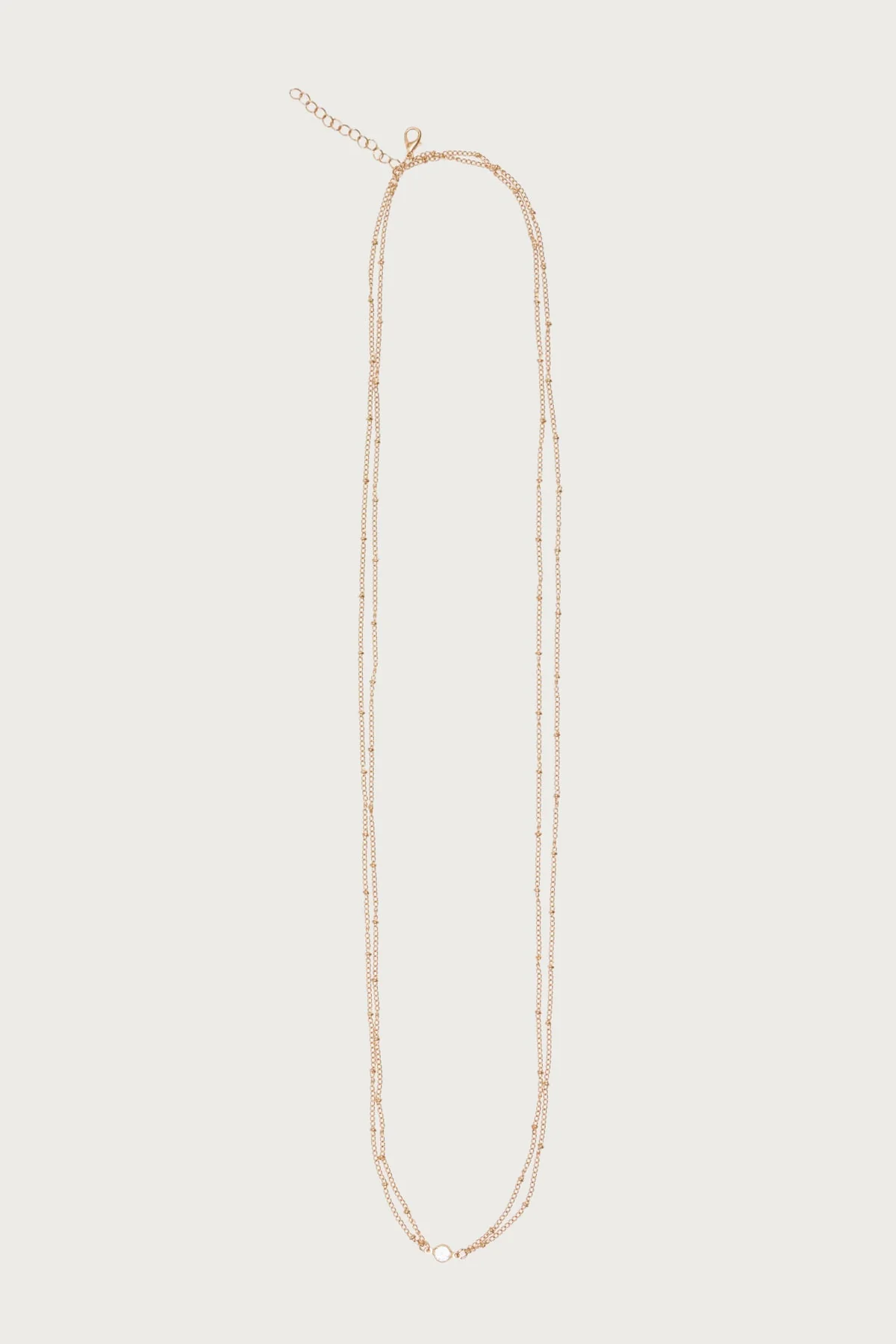 Rhinestone Pendant Layered Belly Chain - Image 2
