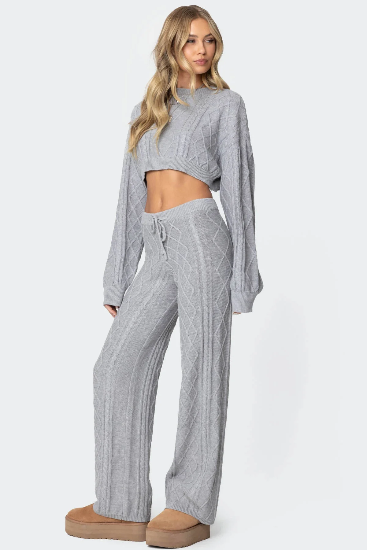 Kasey Cable Knit Trousers - Image 4