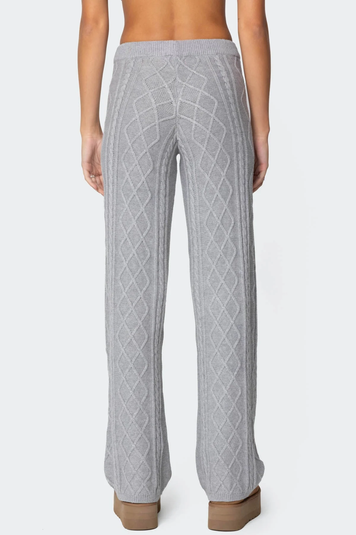 Kasey Cable Knit Trousers - Image 5