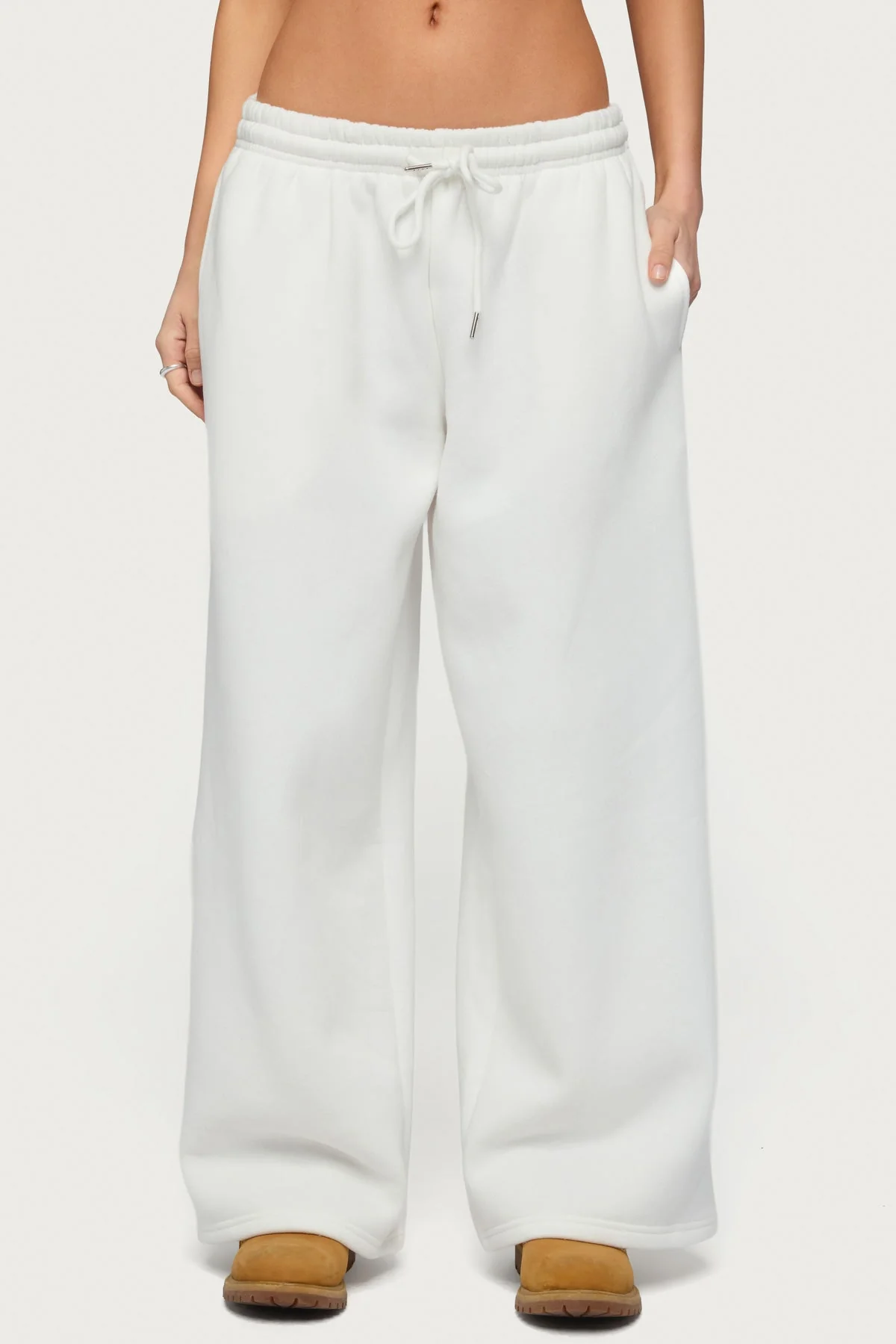 Petite Kamari Low Rise Wide Joggers - Image 2
