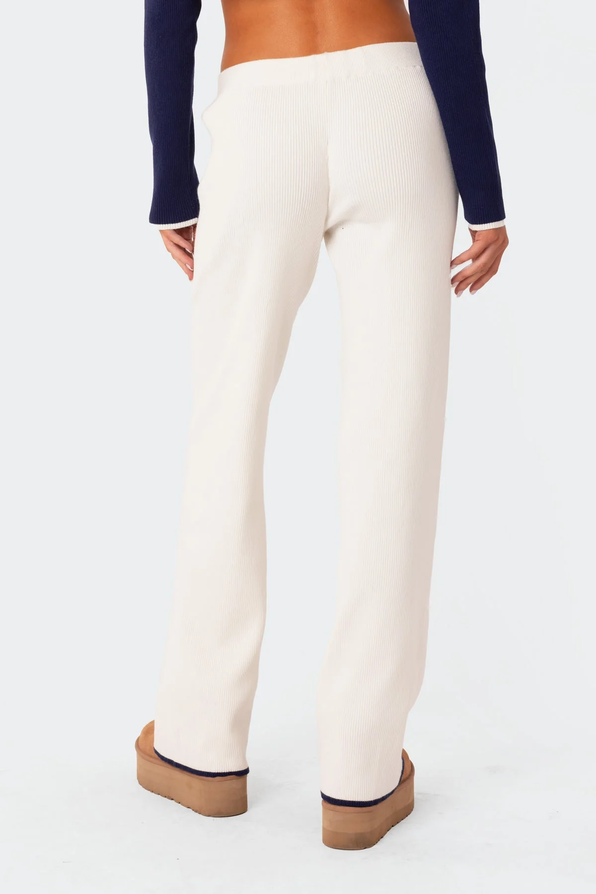 Jax Low Rise Knitted Trousers - Image 4