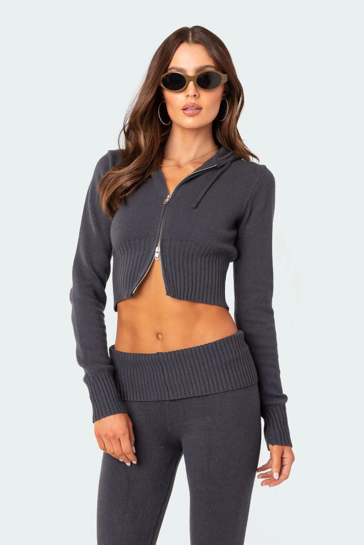 Desiree Knitted Hooded Cardigan - Image 3