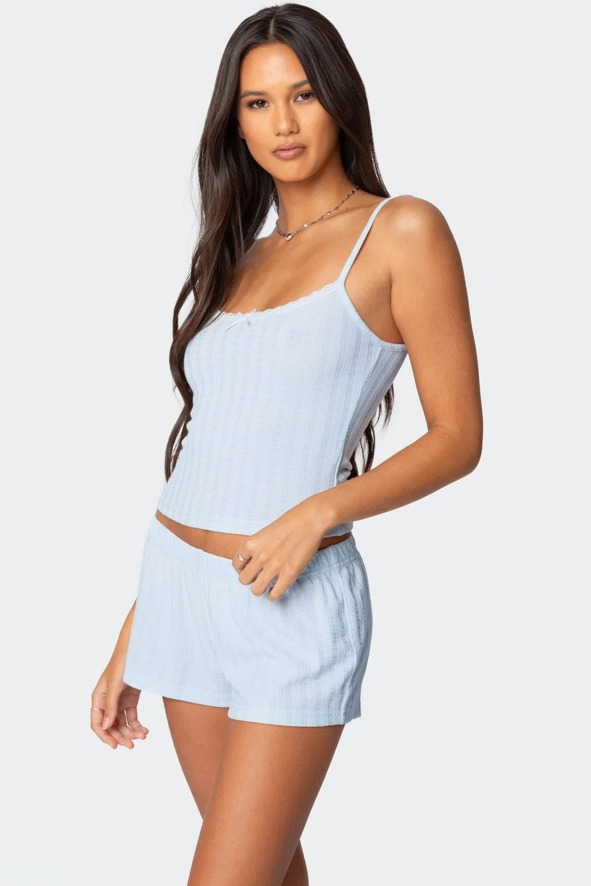 Irene Pointelle Tank Top - Image 3