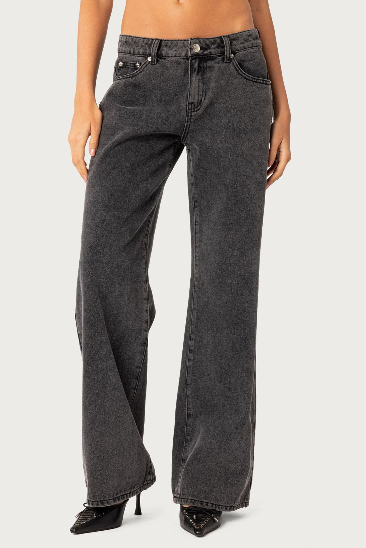 Raelynn Washed Low Rise Baggy Jeans - Image 2