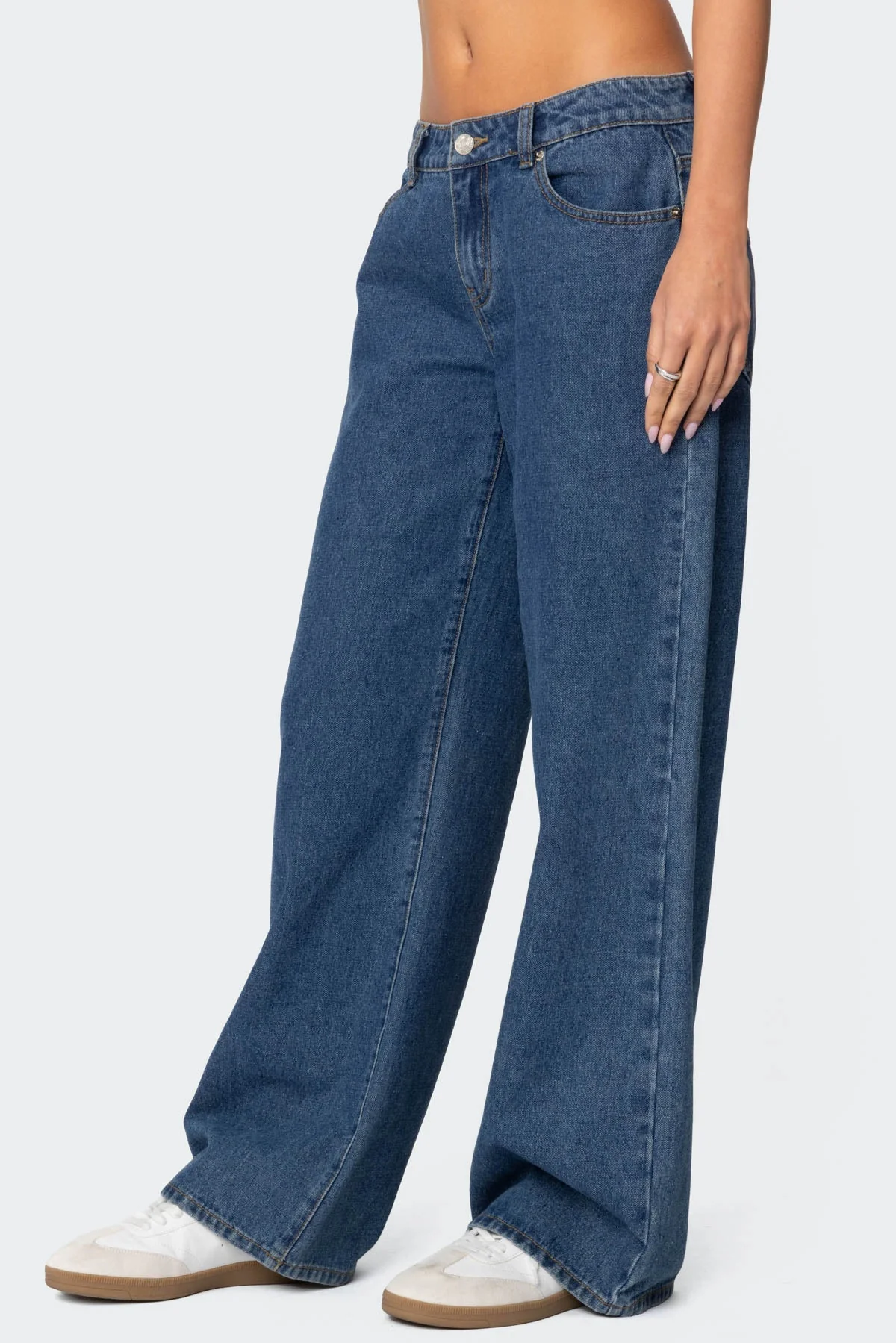 Raelynn Washed Low Rise Baggy Jeans - Image 5