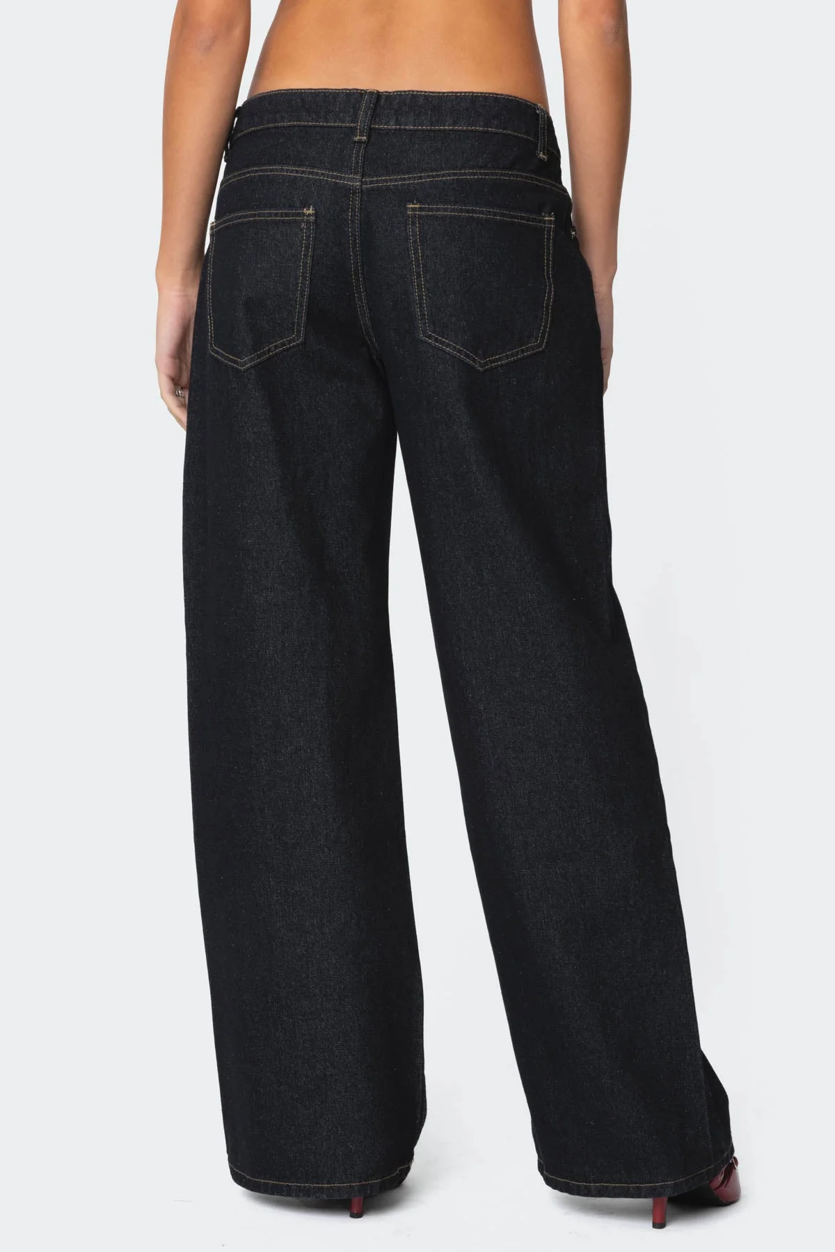 Raelynn Washed Low Rise Baggy Jeans - Image 5