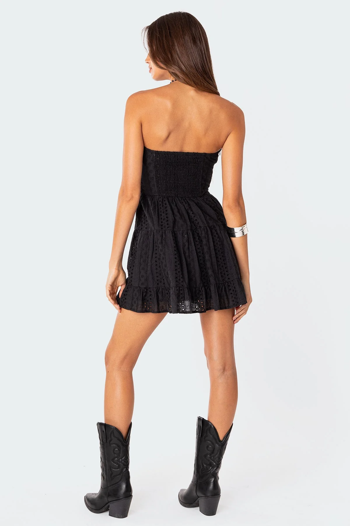 Liora Lacey Cotton Mini Dress - Image 5