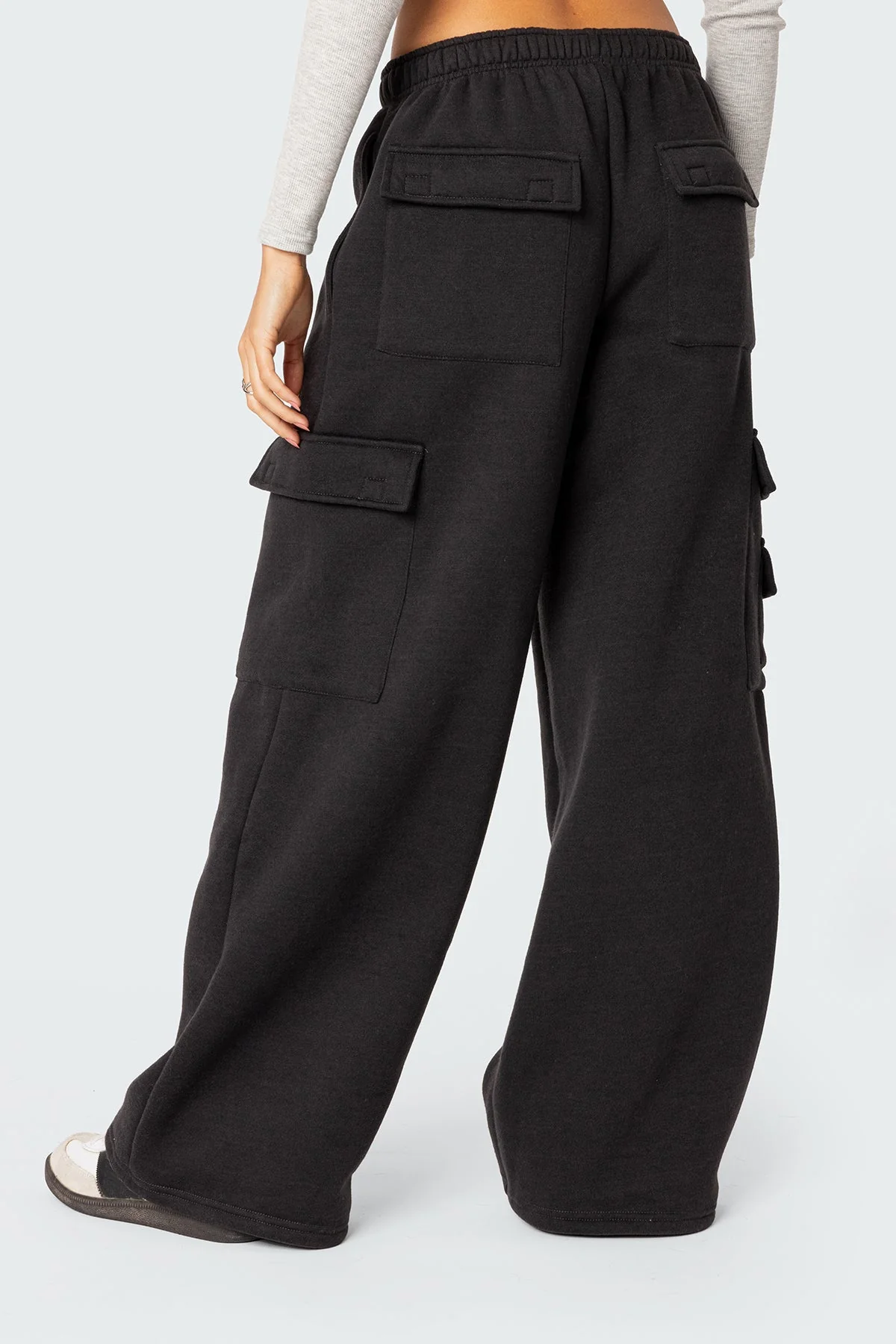 Wide Leg Cargo Joggers - Image 5
