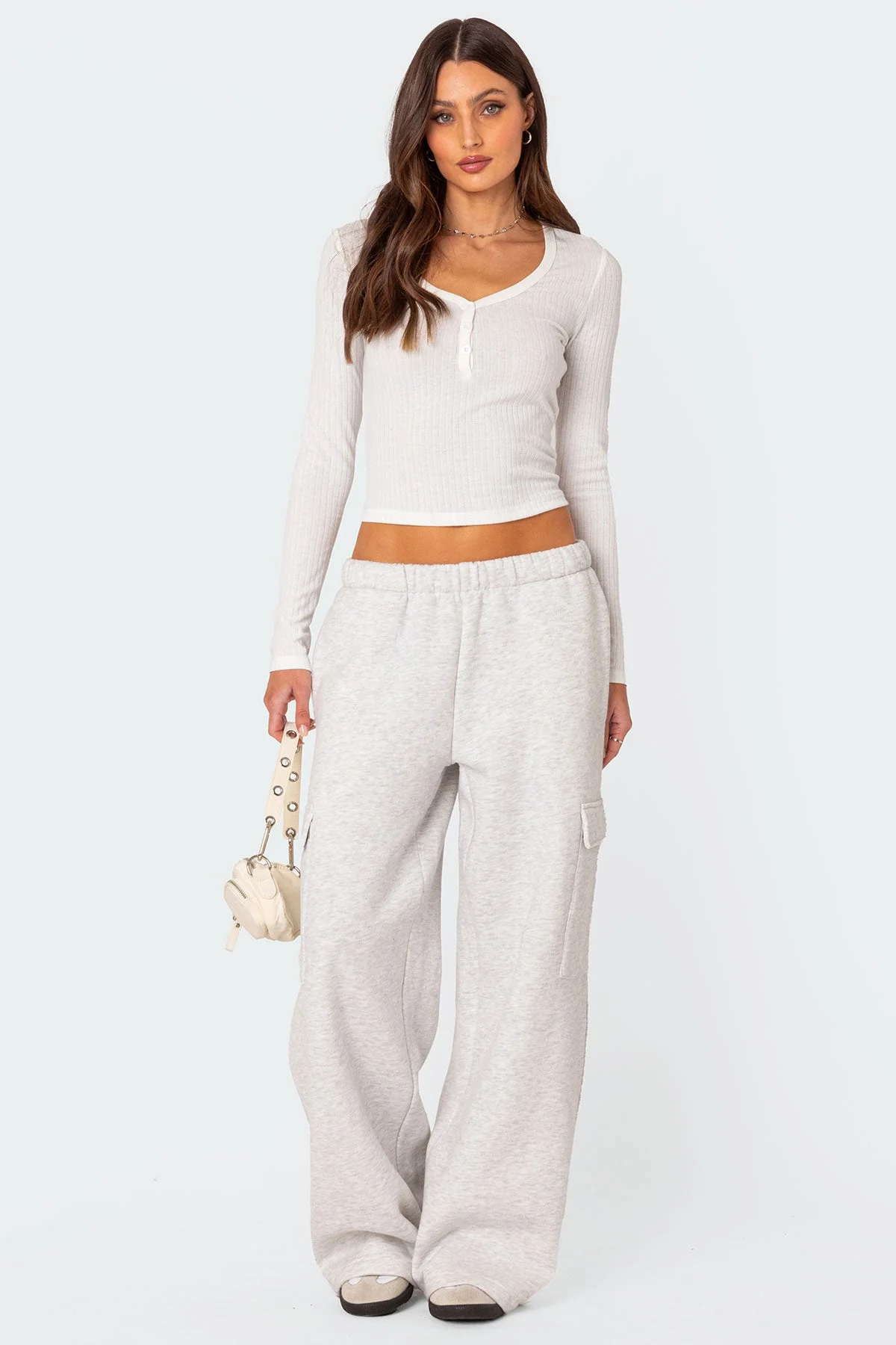 Wide Leg Cargo Joggers