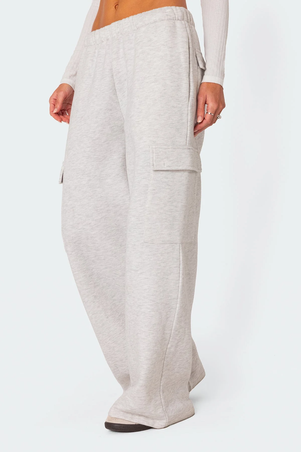 Wide Leg Cargo Joggers - Image 3