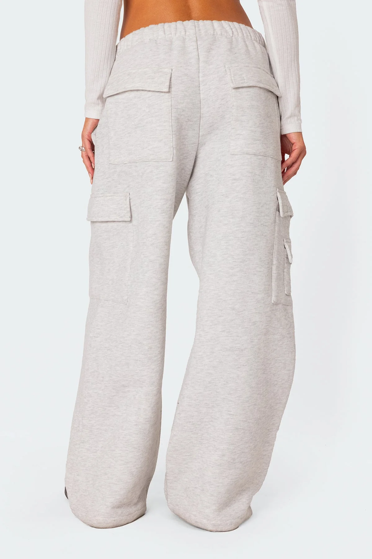 Wide Leg Cargo Joggers - Image 4