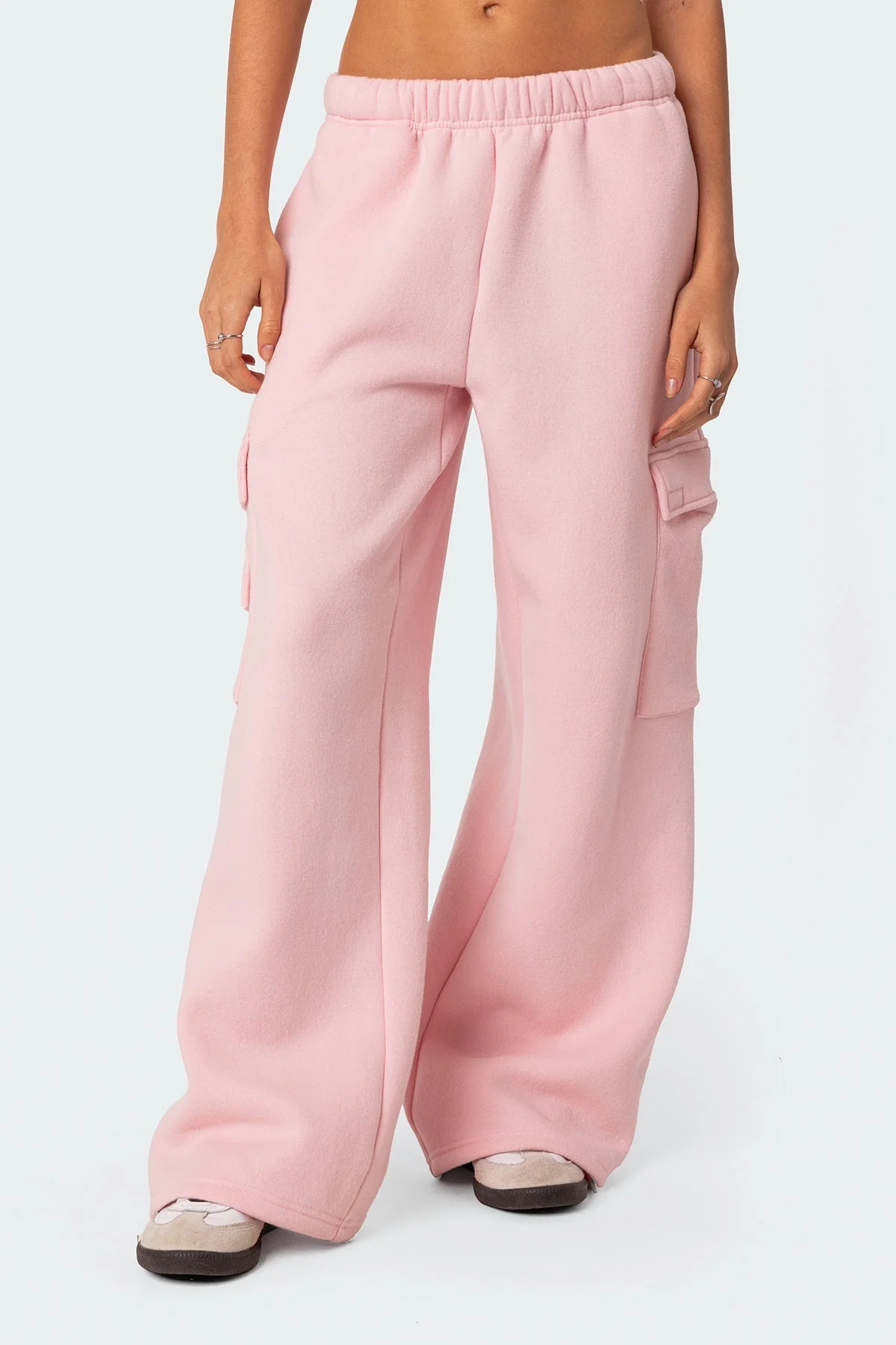 Wide Leg Cargo Joggers - Image 2