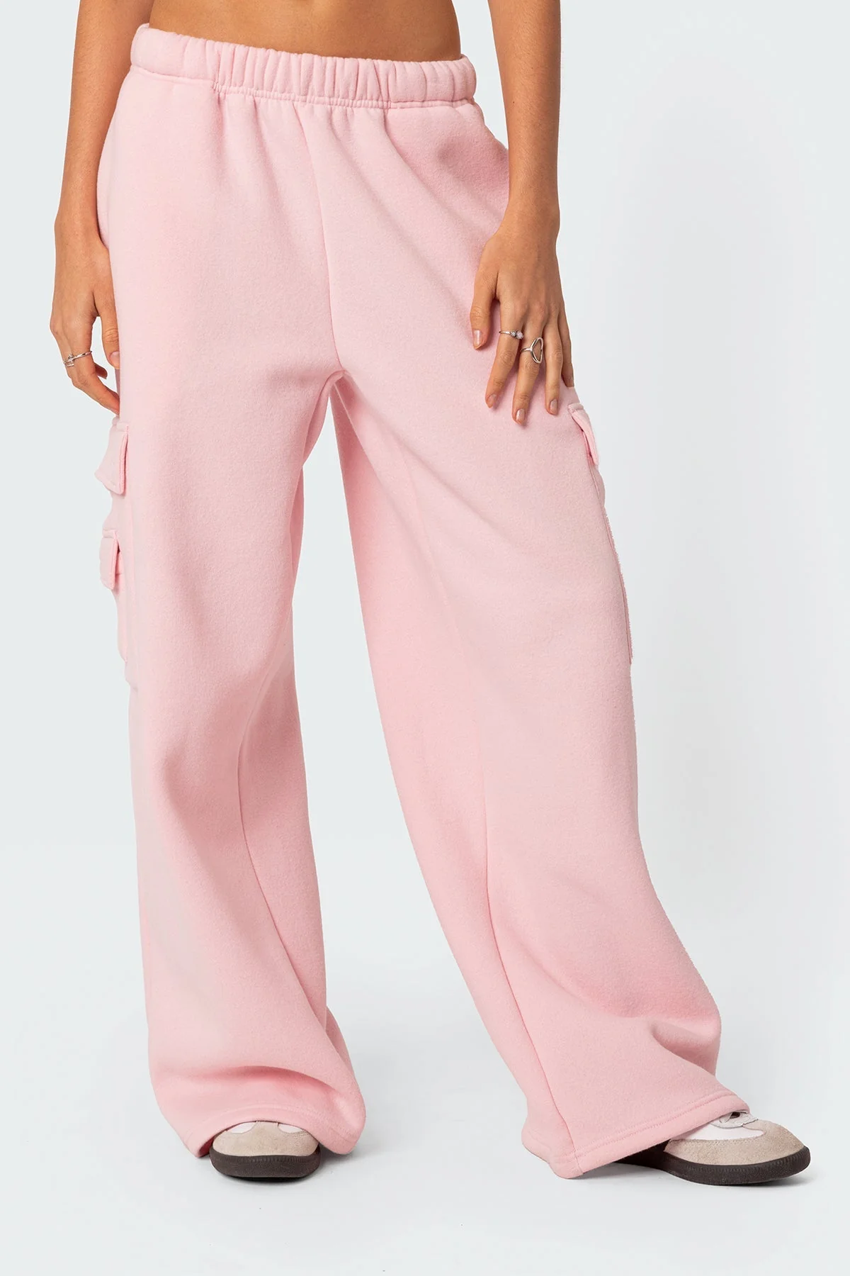 Wide Leg Cargo Joggers - Image 3
