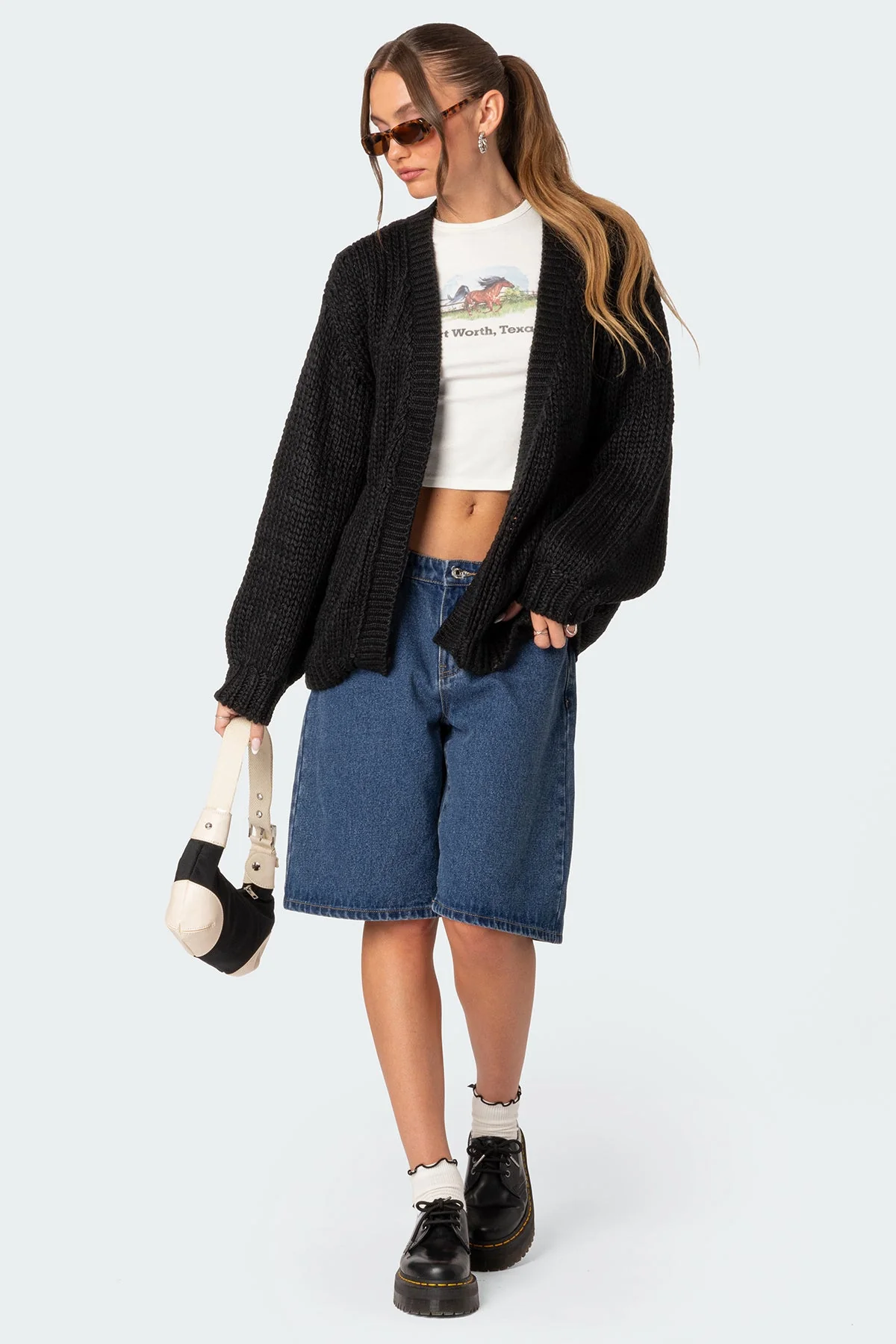 Anina Oversized Knit Cardigan - Image 5