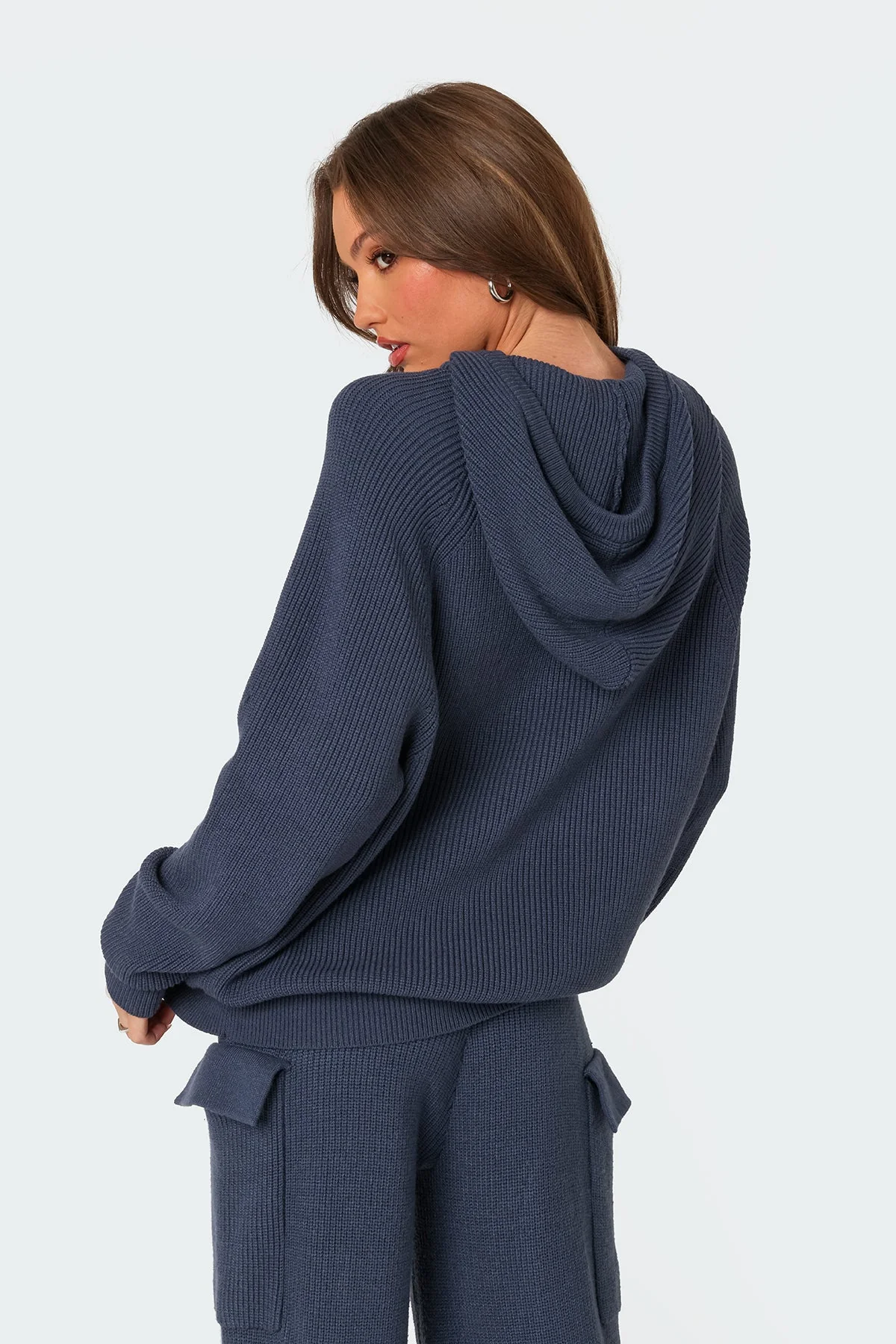 Wynter Oversized Knit Hoodie - Image 4