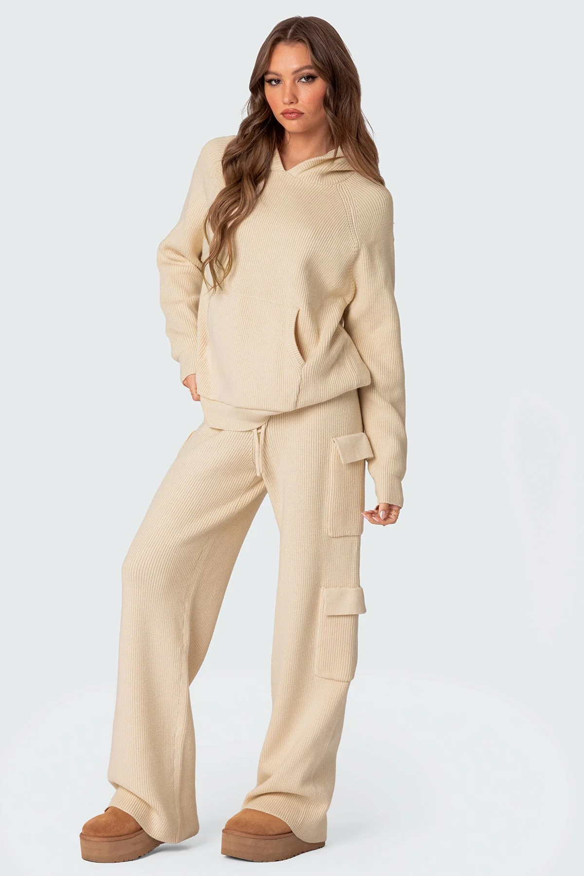 Wynter Oversized Knit Hoodie - Image 5