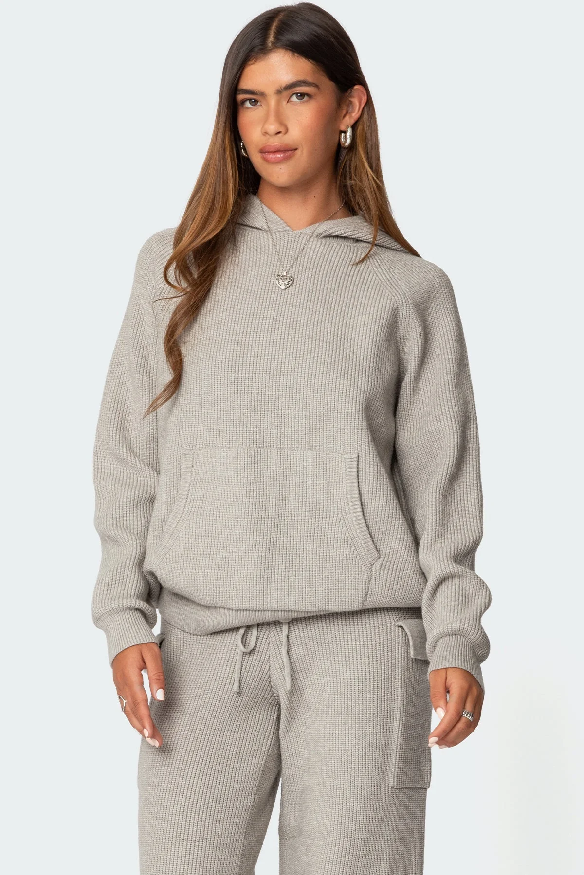 Wynter Oversized Knit Hoodie