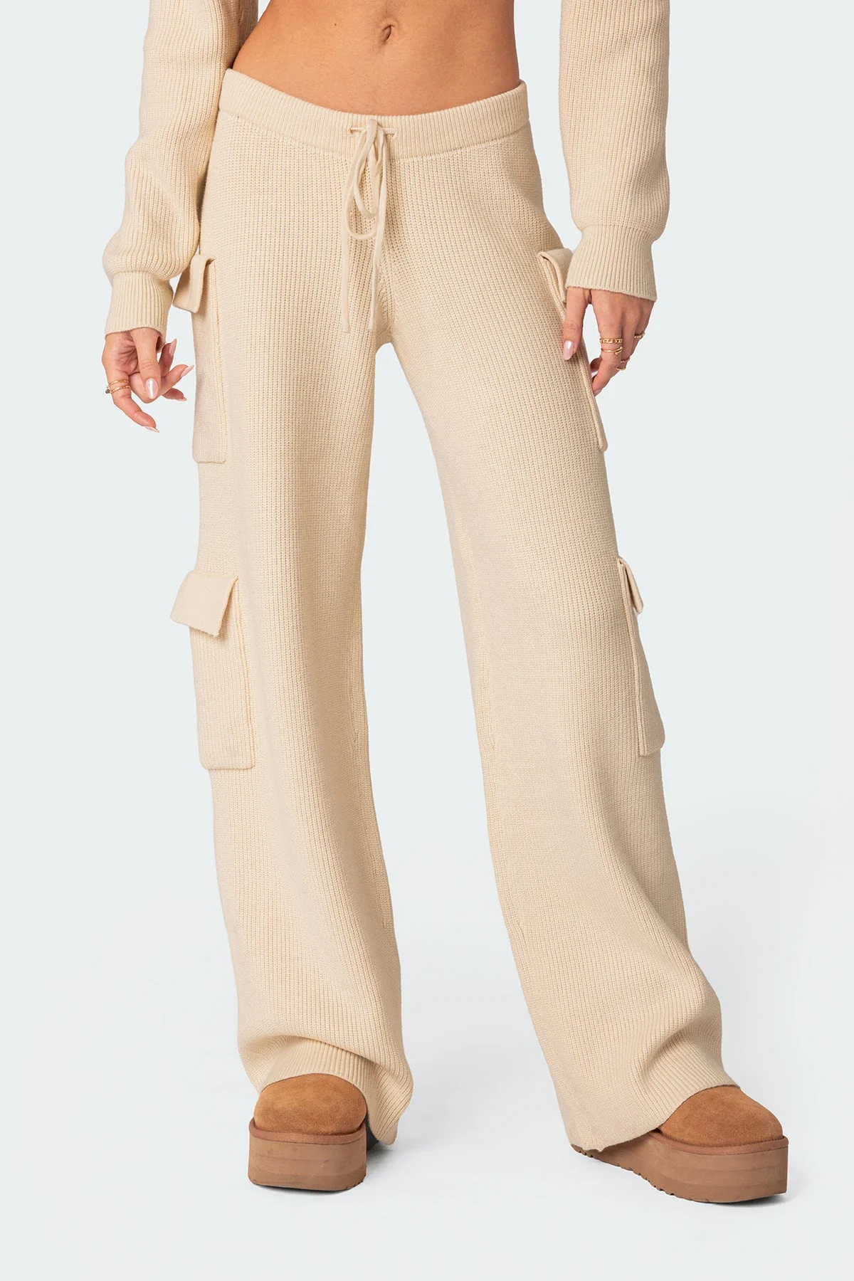 Wynter Knit Cargo Trousers - Image 3