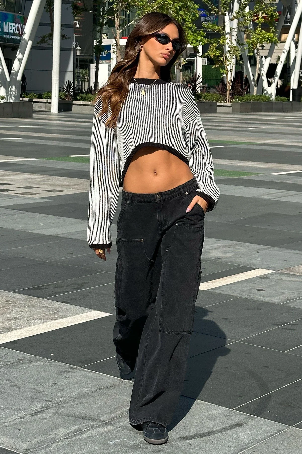 Ayla Low Rise Baggy Carpenter Jeans
