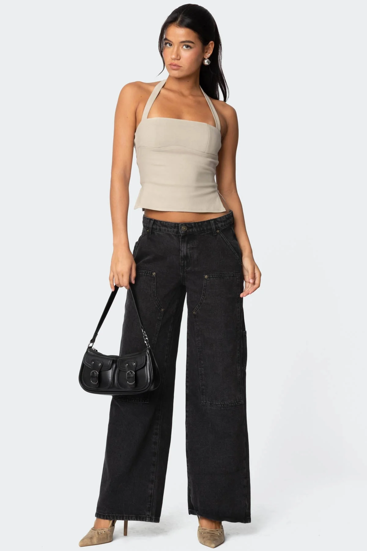 Ayla Low Rise Baggy Carpenter Jeans - Image 2