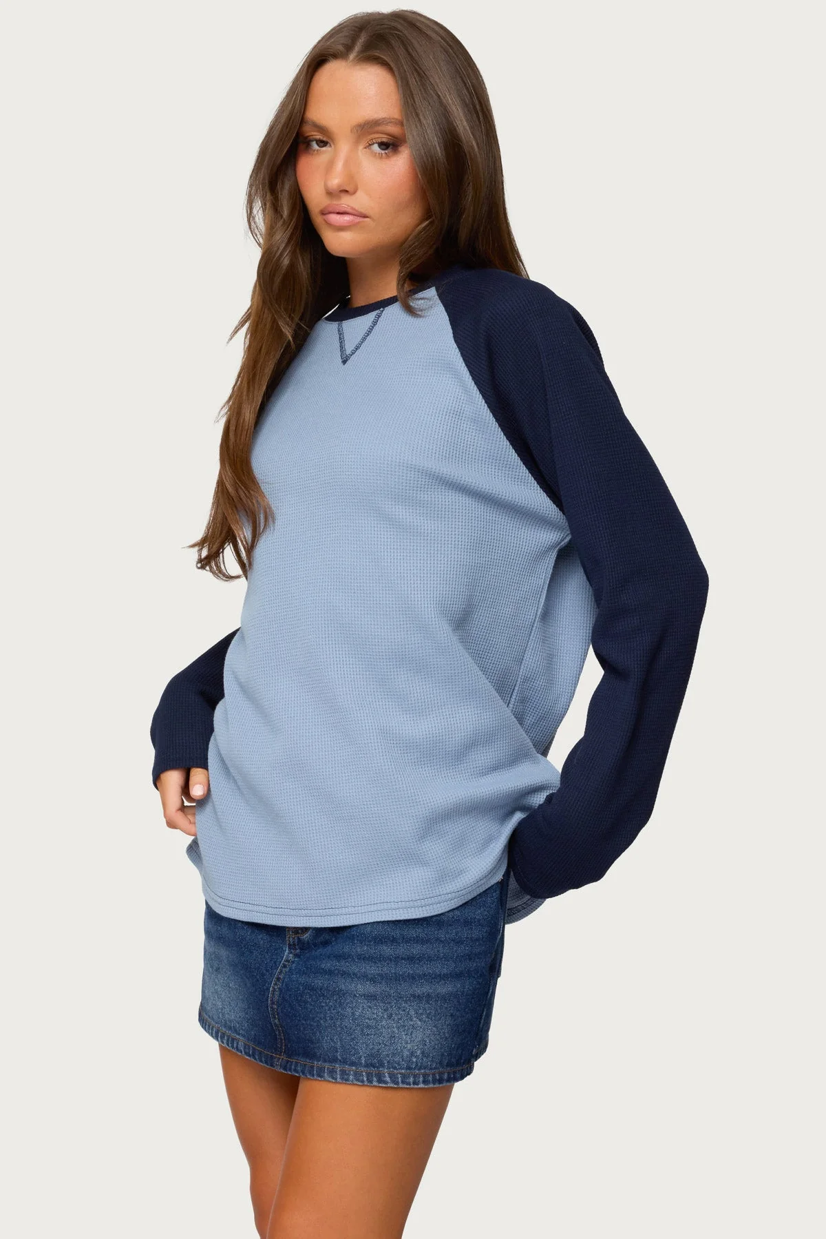 Me Time Oversized Waffle Top - Image 3