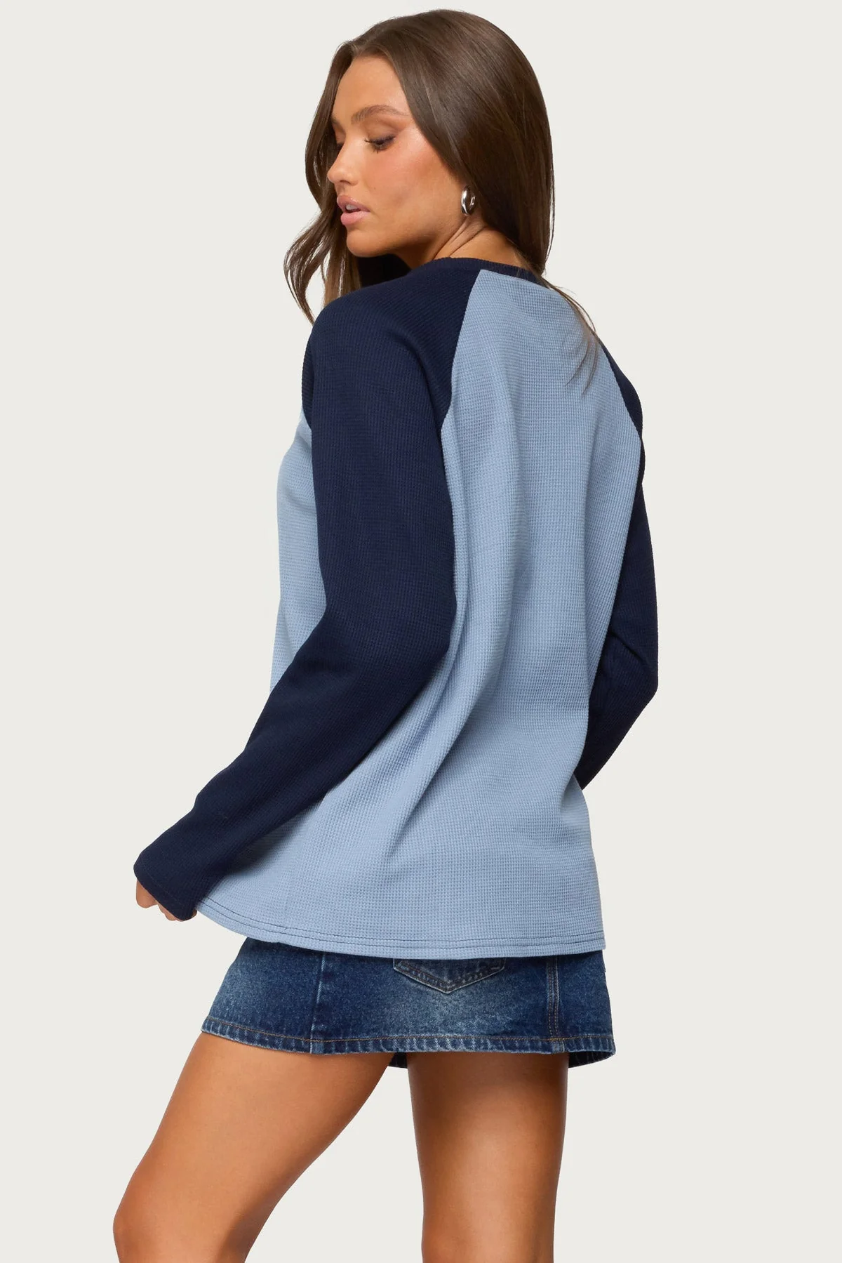 Me Time Oversized Waffle Top - Image 5