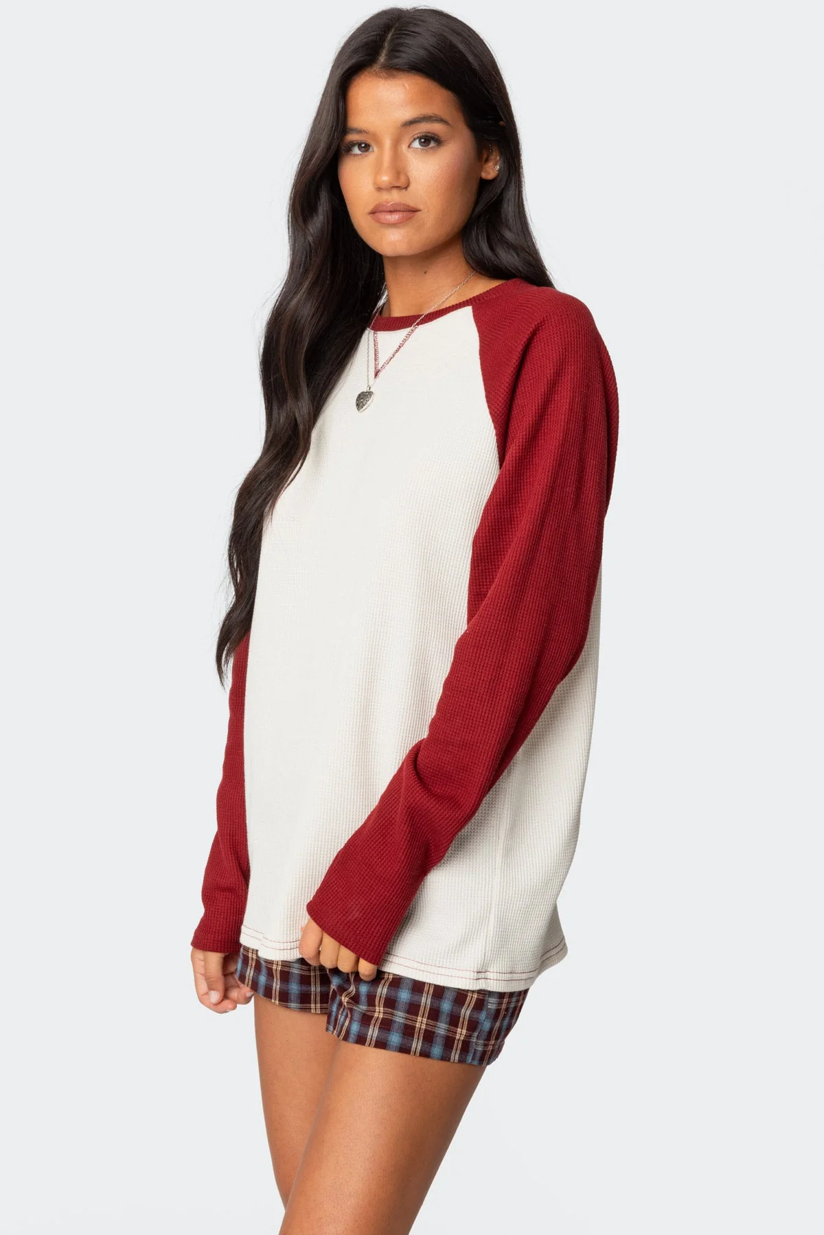 Me Time Oversized Waffle Top - Image 3