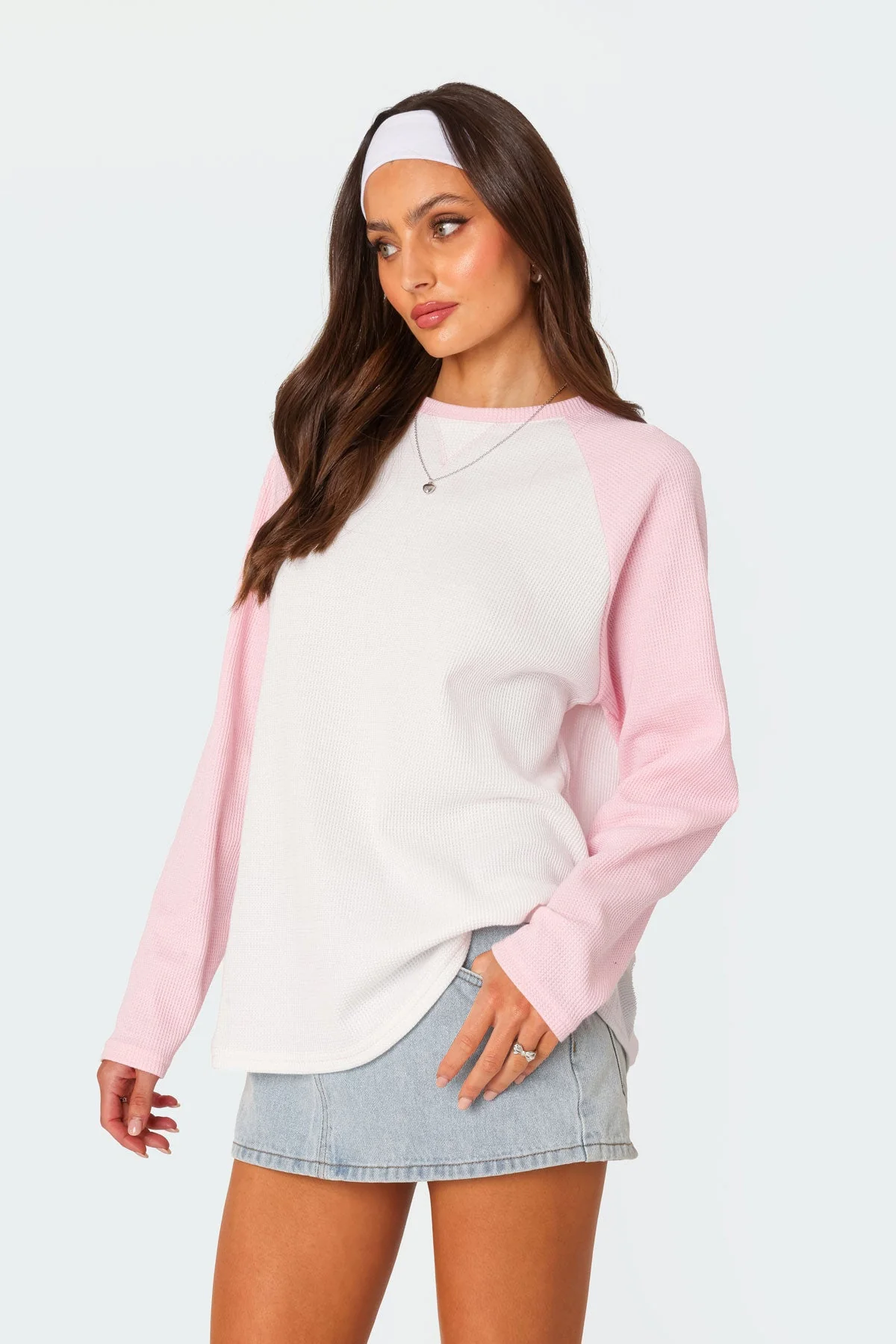 Me Time Oversized Waffle Top - Image 3