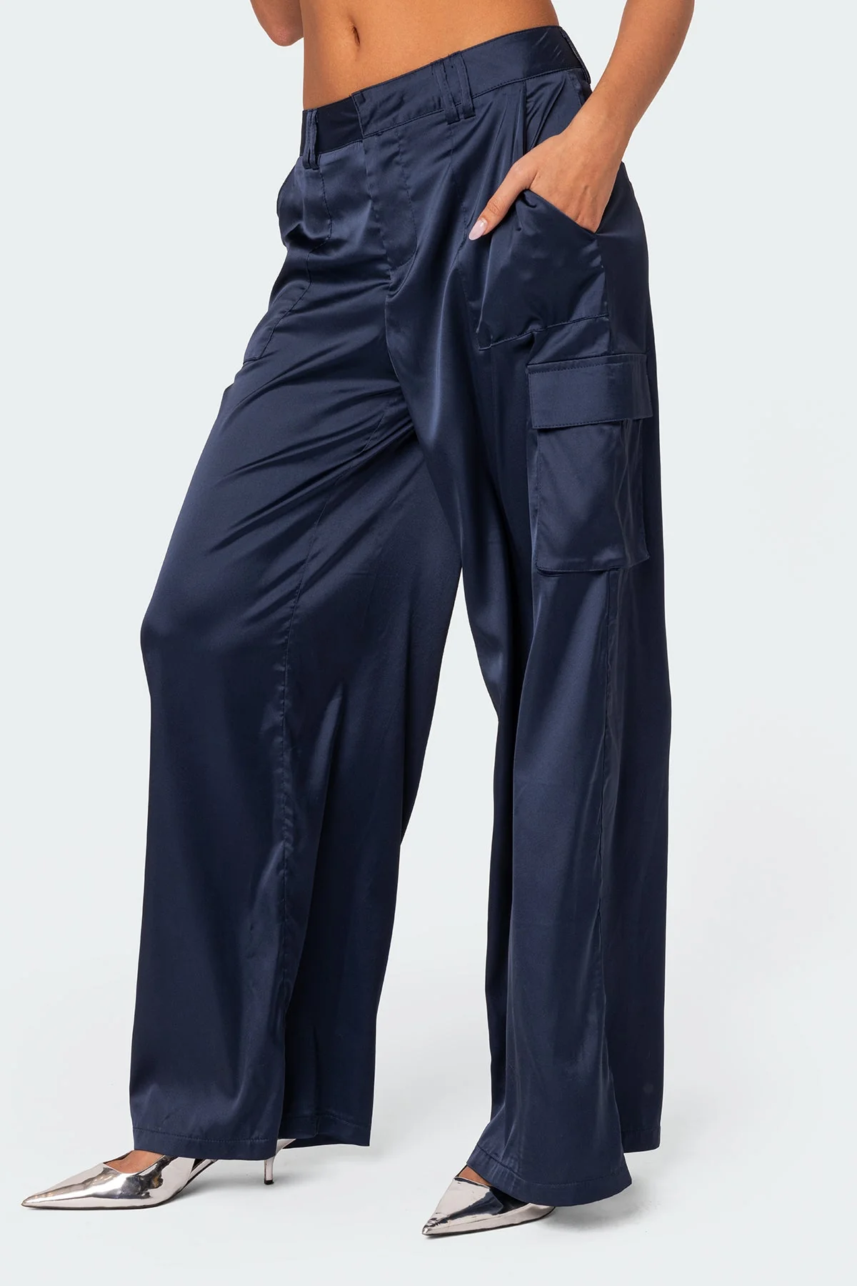 Kelsey Satin Trousers - Image 3