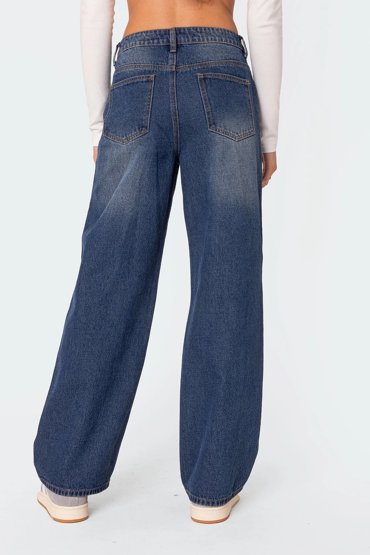 Karie Mid Rise Baggy Jeans - Image 4