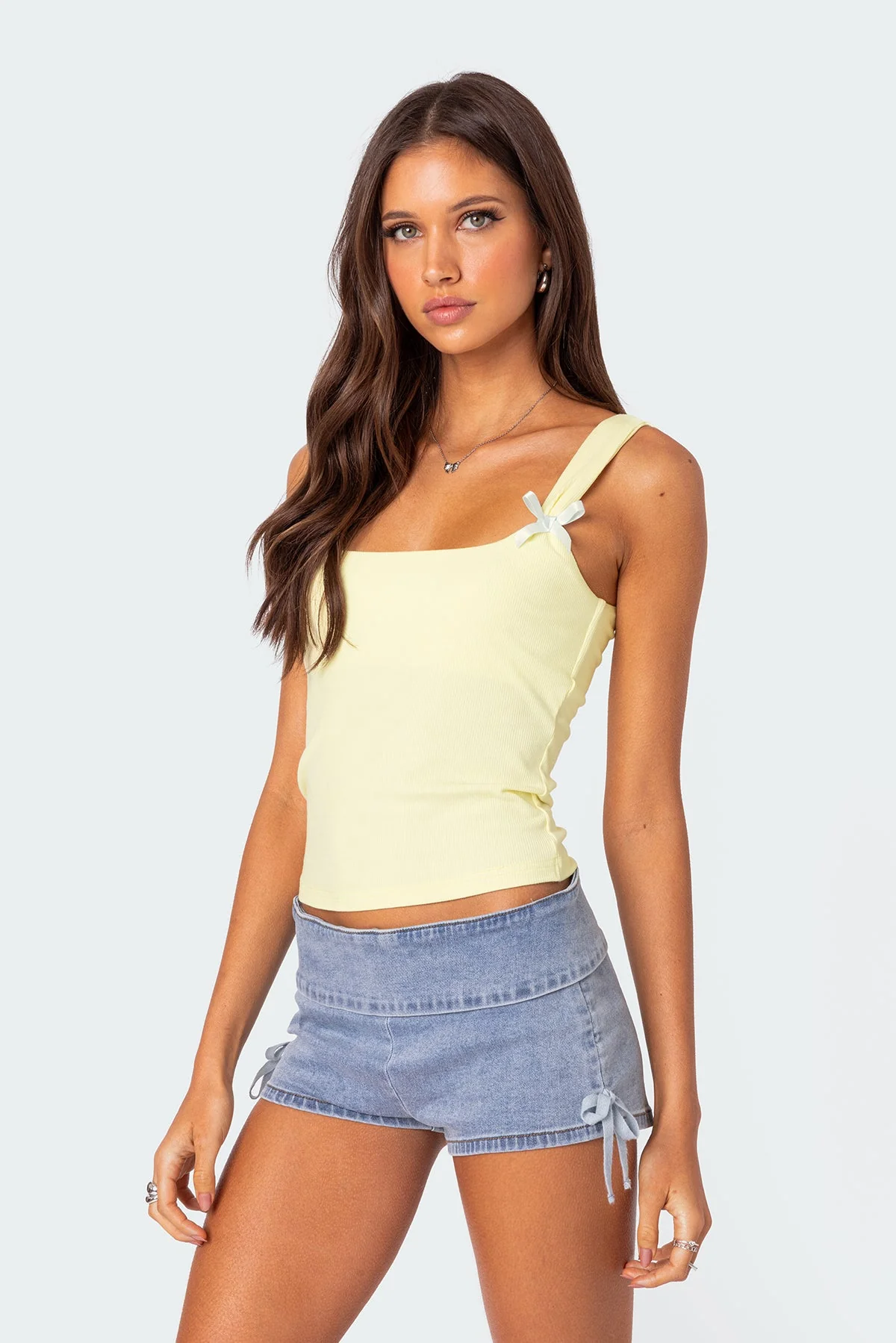 Lola Ribbed Tank Top - Image 5