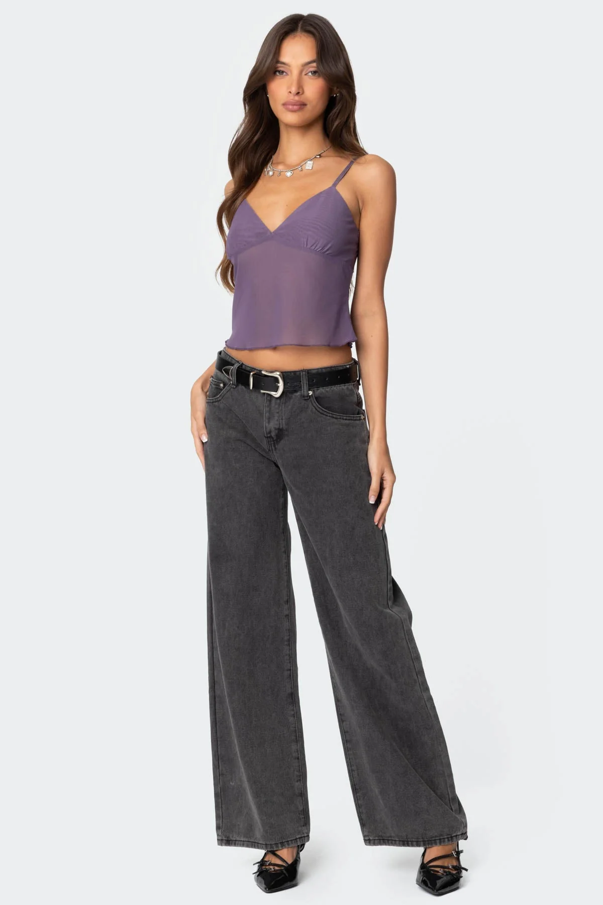 Serafina Sheer Mesh Tank Top - Image 4