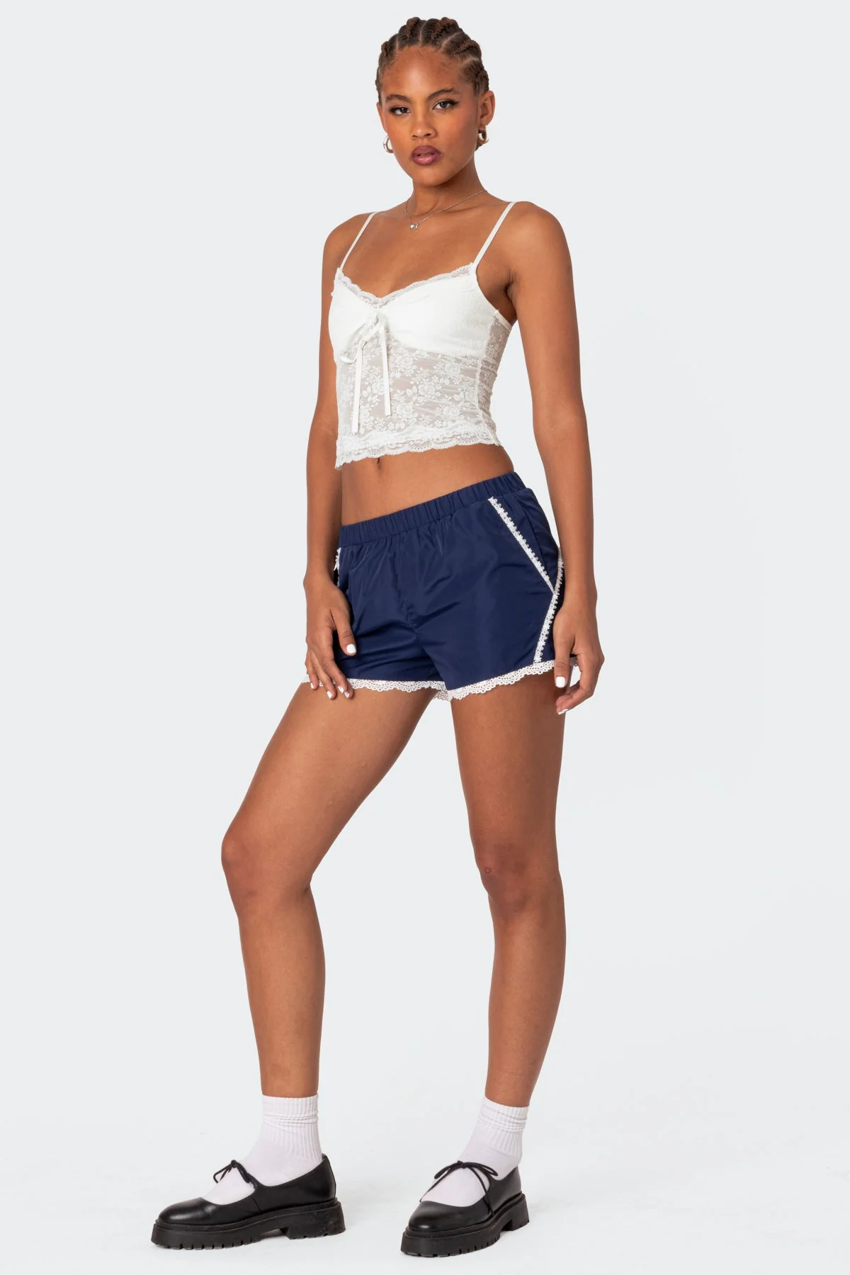 Cami Sheer Lace Tank Top - Image 5