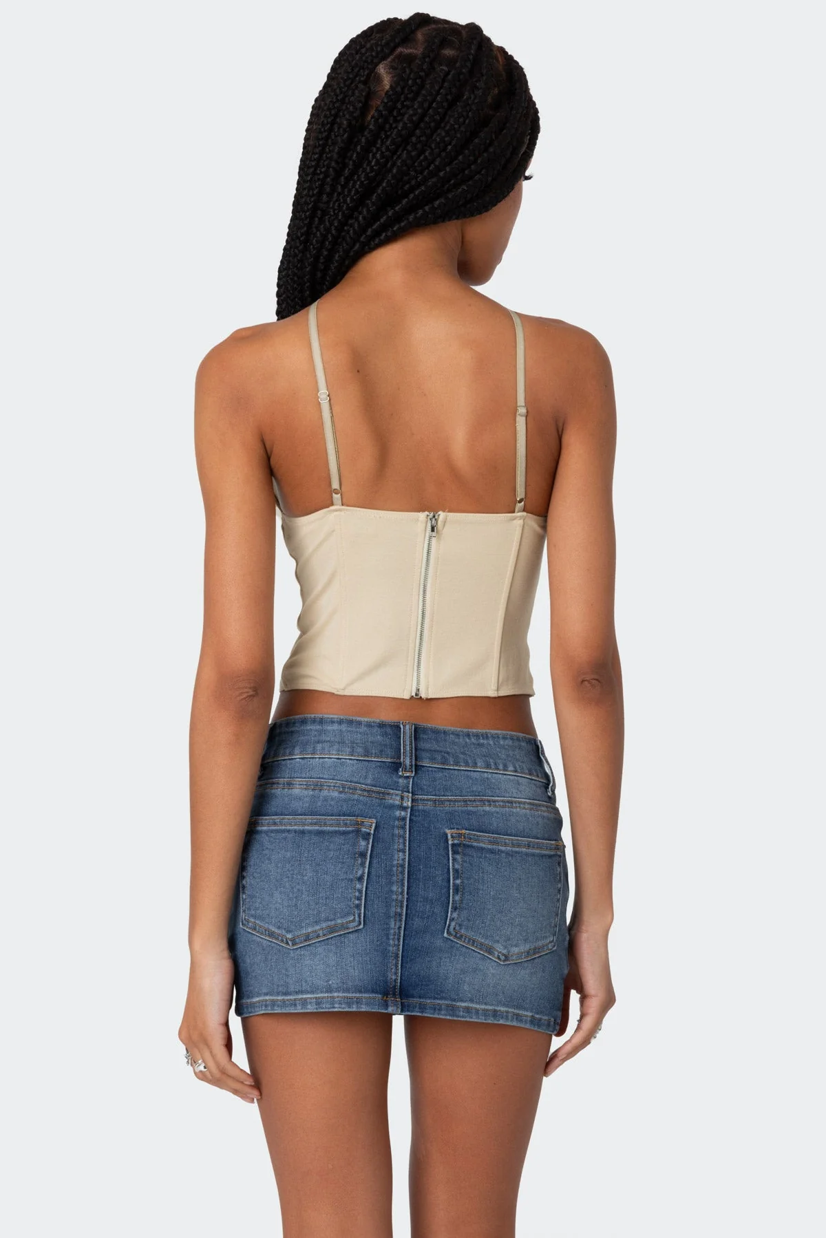 Lou Crossover Beaded Corset - Image 5