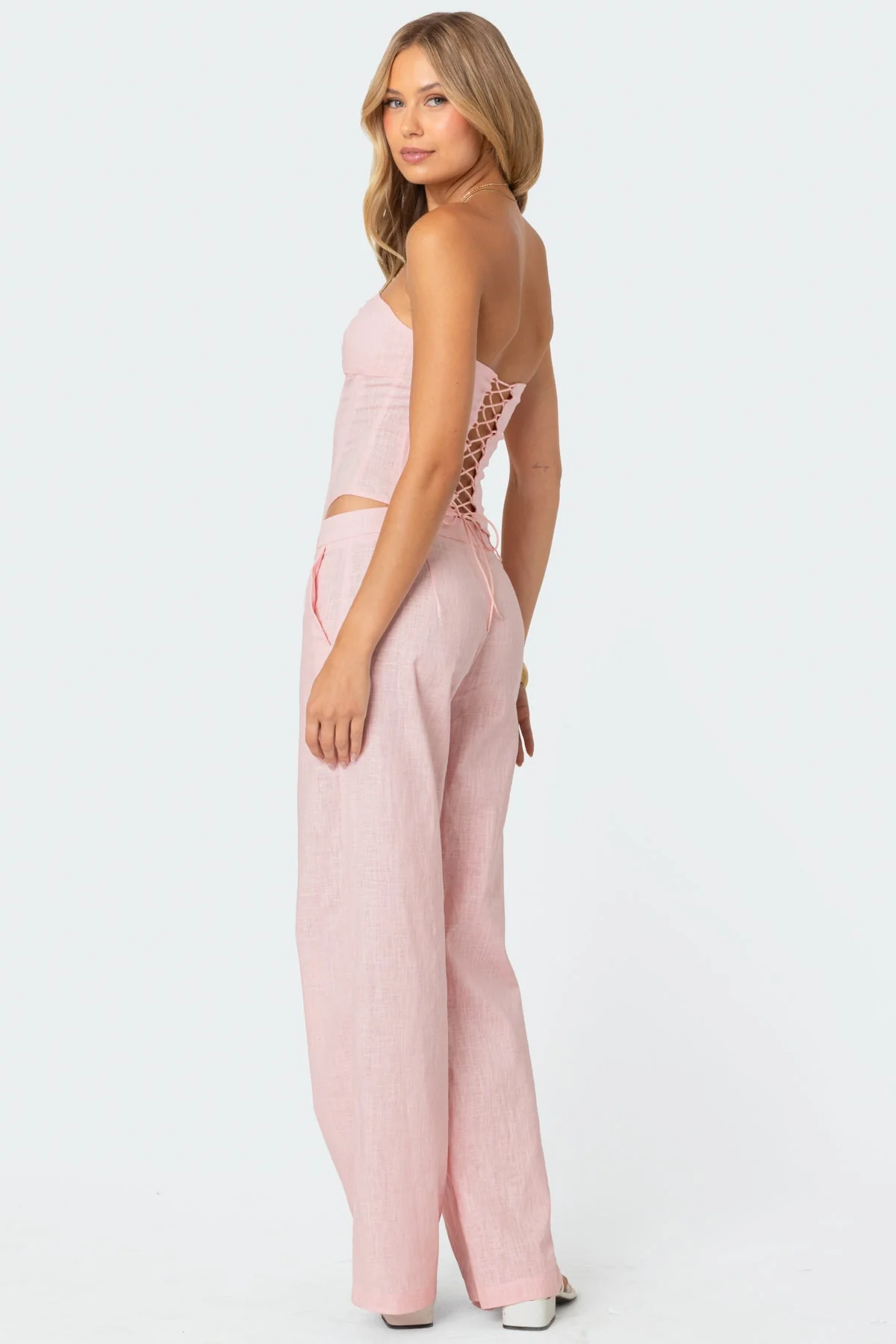Arya Linen Look Corset - Image 4